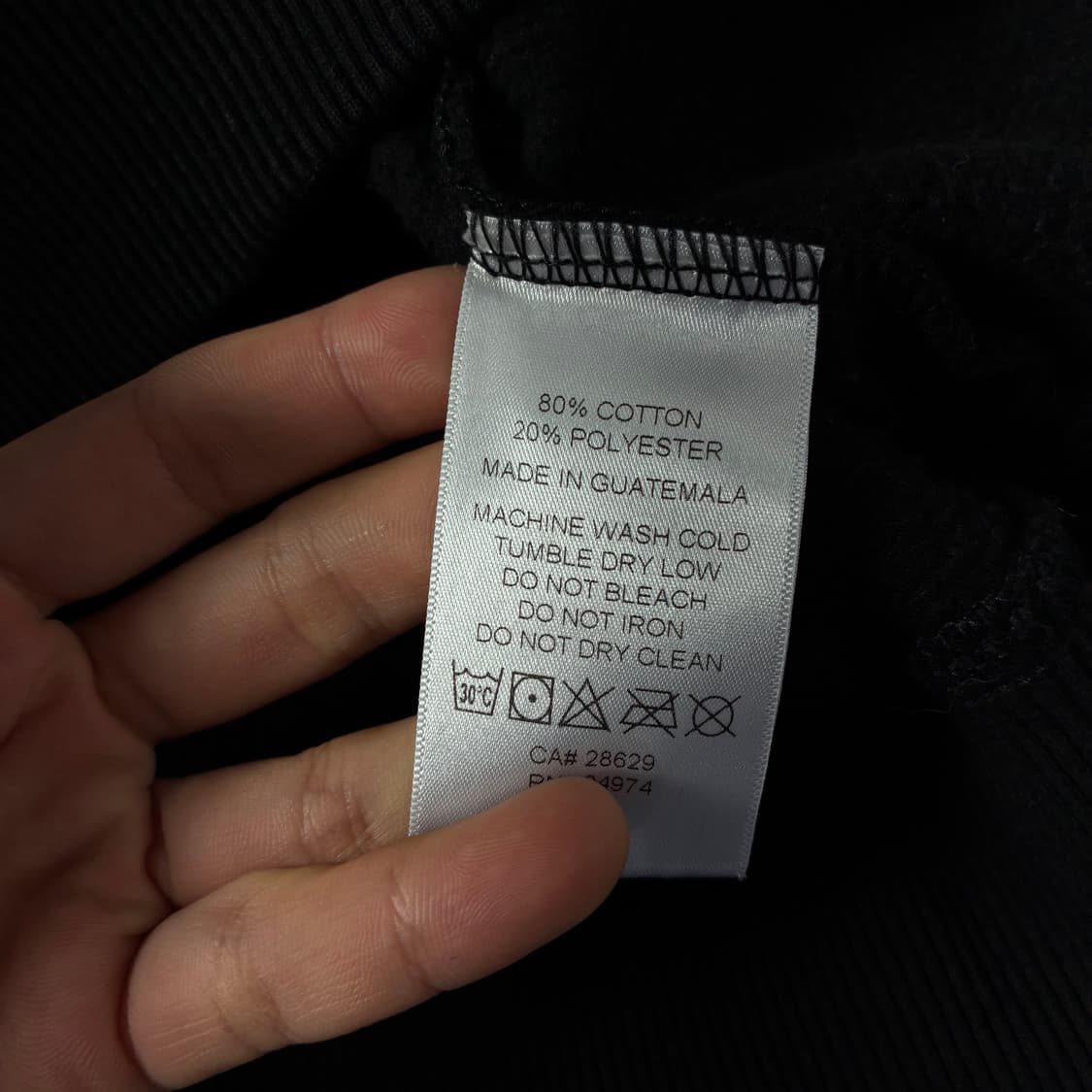 Stussy  스투시 코튼 사이키델릭 블랙 후드티  상품이미지7