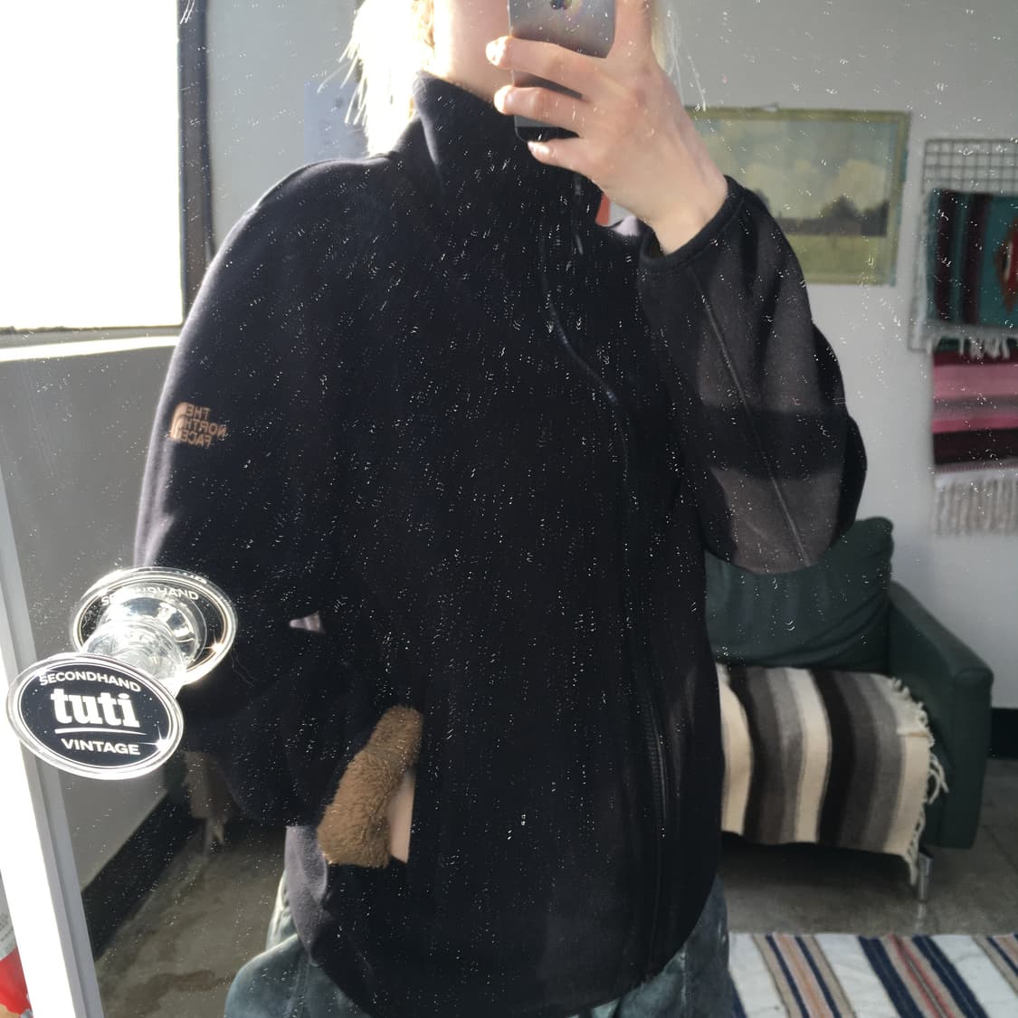 투티/0221 노스페이스 기모 후리스 화이트라벨 배색안감 상품이미지1