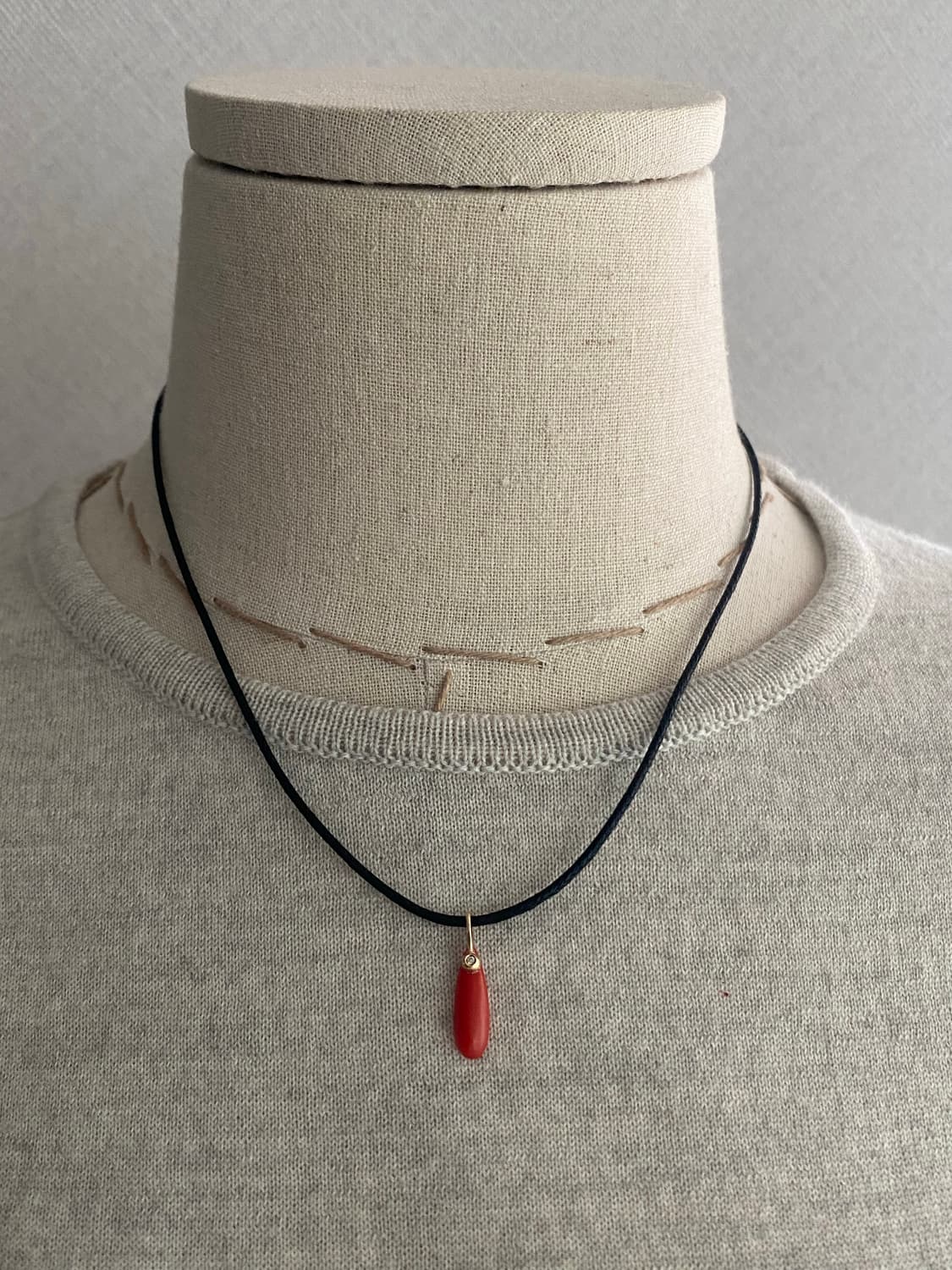 천연 산호 펜던트 펜던트 목걸이(K14) 상품이미지7