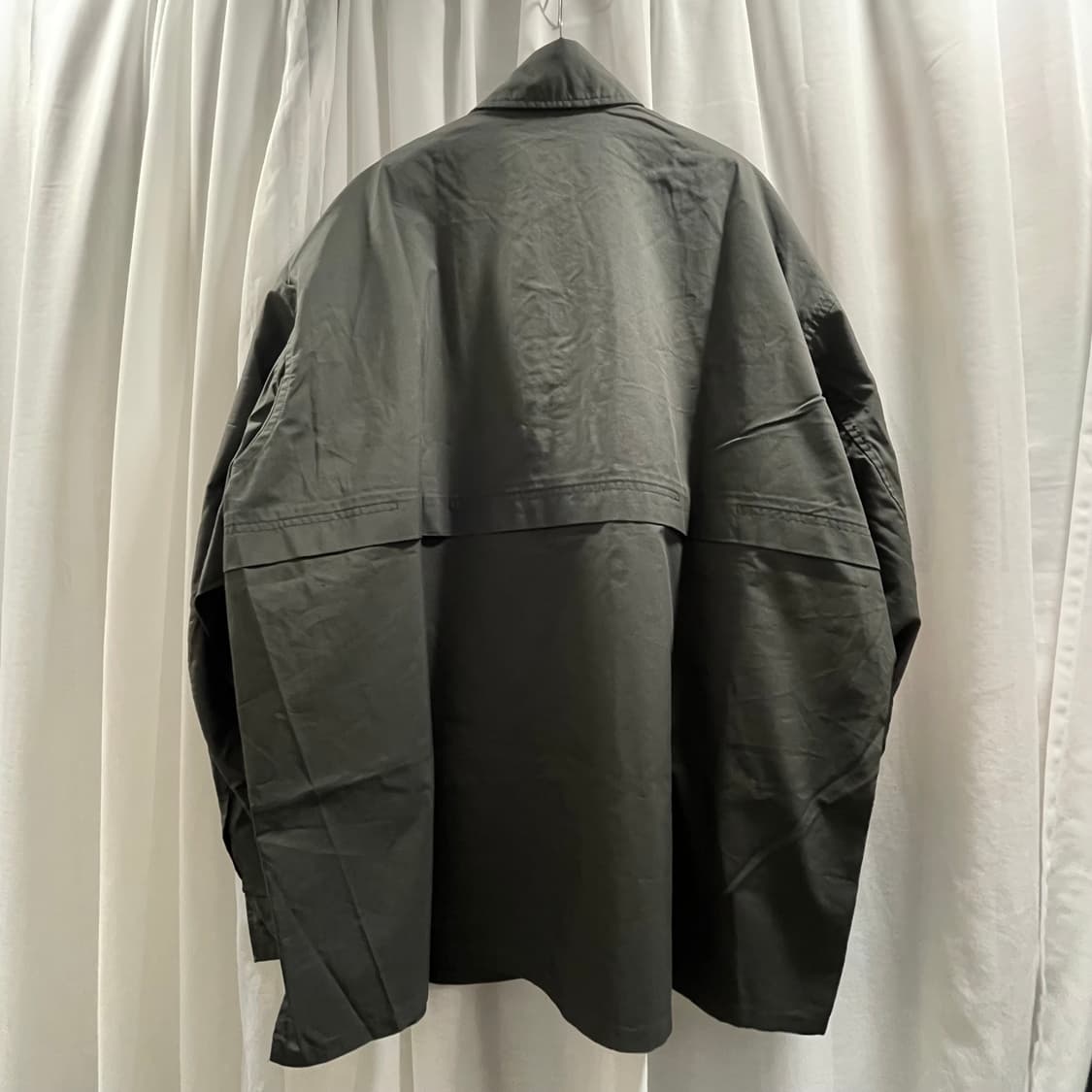 유니클로U/ 유틸리티 셔츠 그레이/ 3XL 상품이미지7