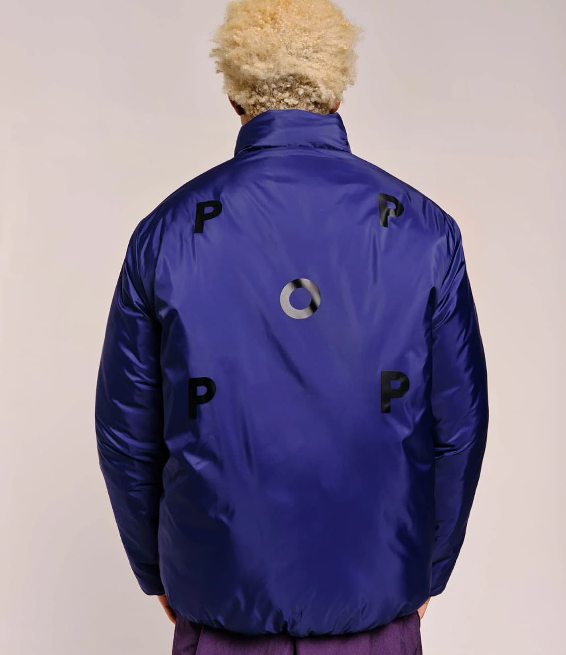 팝트레이딩컴퍼니 퀄티드 리버시블 자켓 블랙 S 상품이미지7