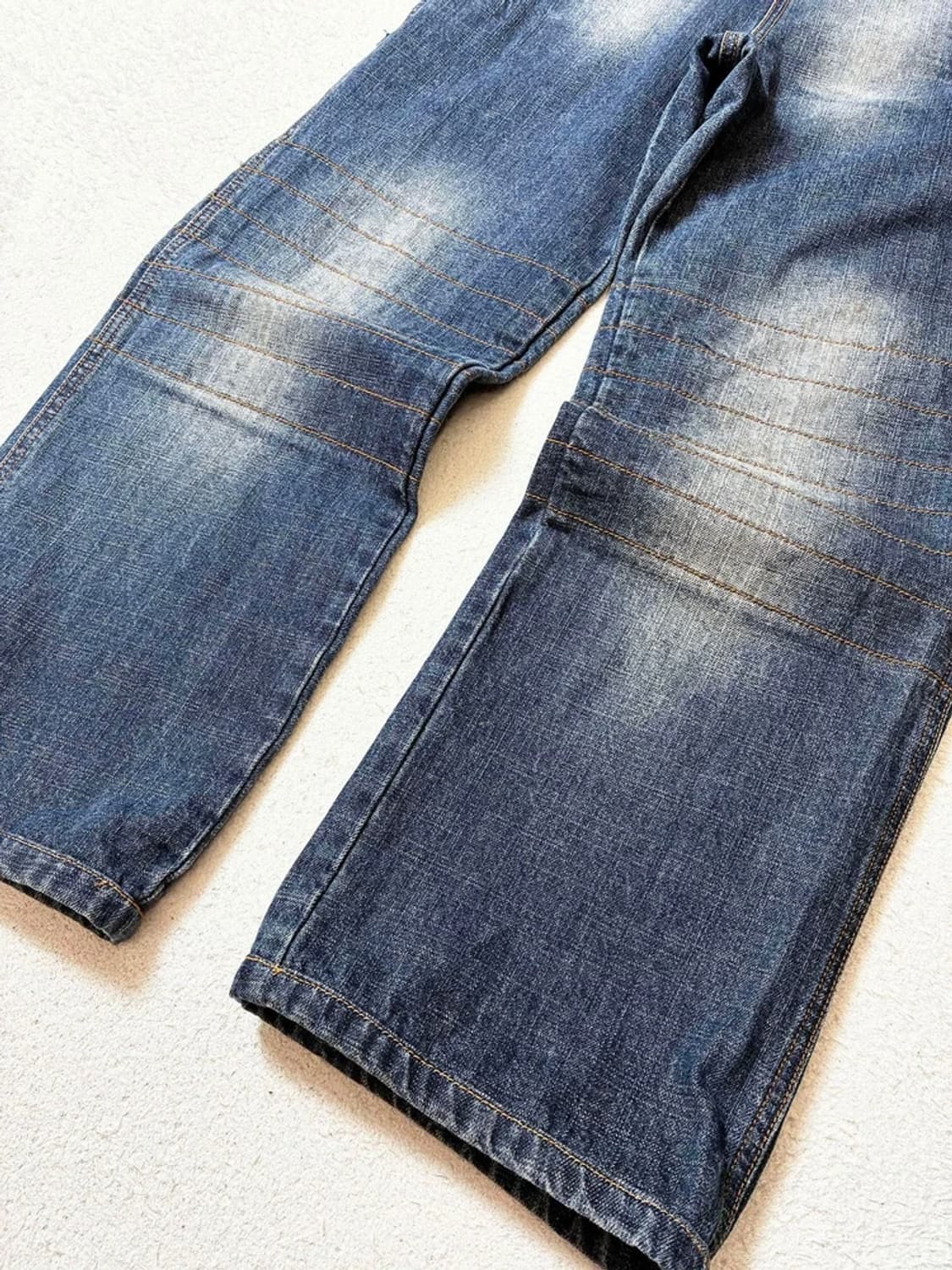 Selected 피그먼트 워싱 데님 오버롤 PN7208 상품이미지4