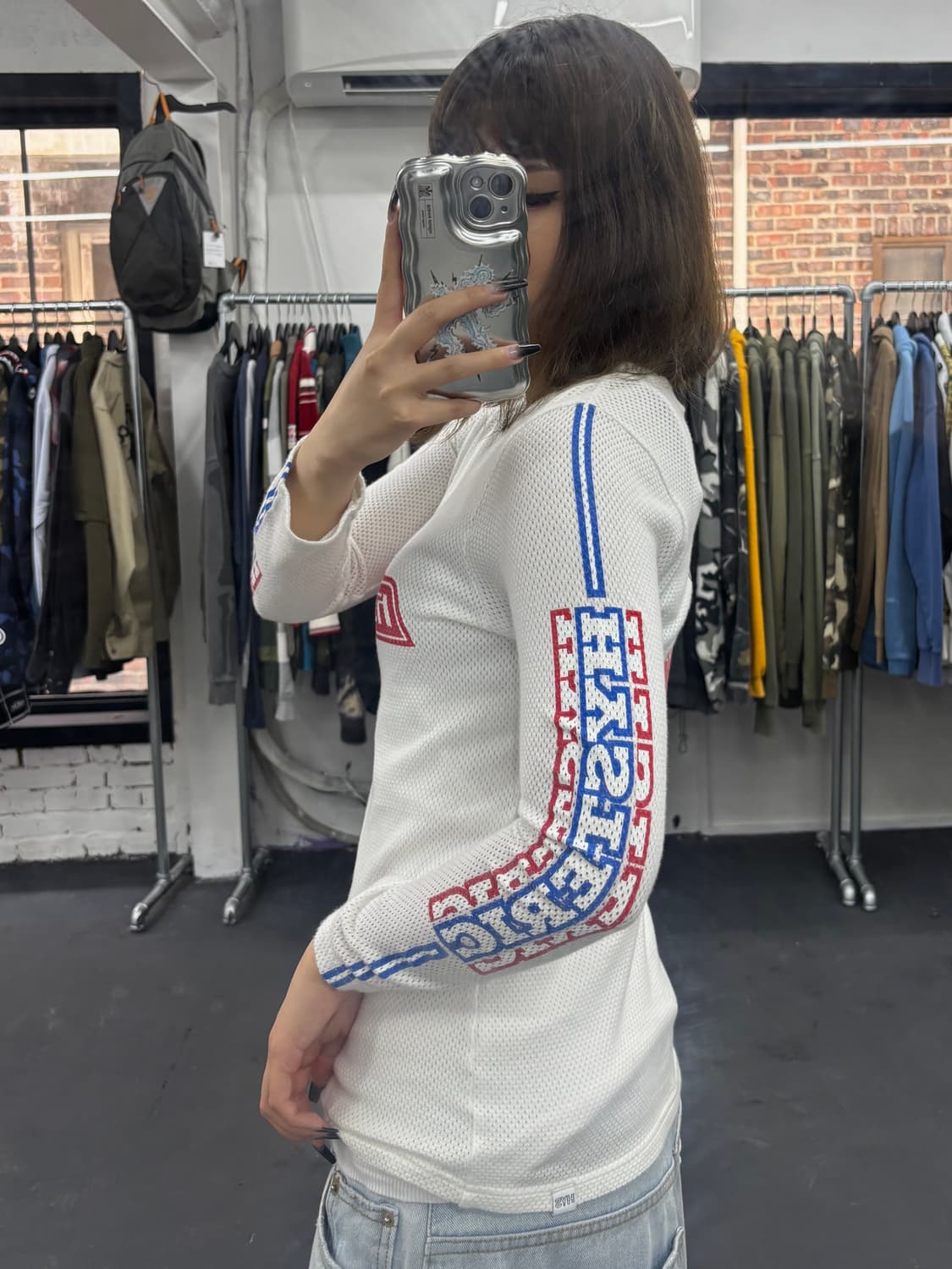 히스테릭 글래머 히스걸 메쉬 롱슬리브  상품이미지3