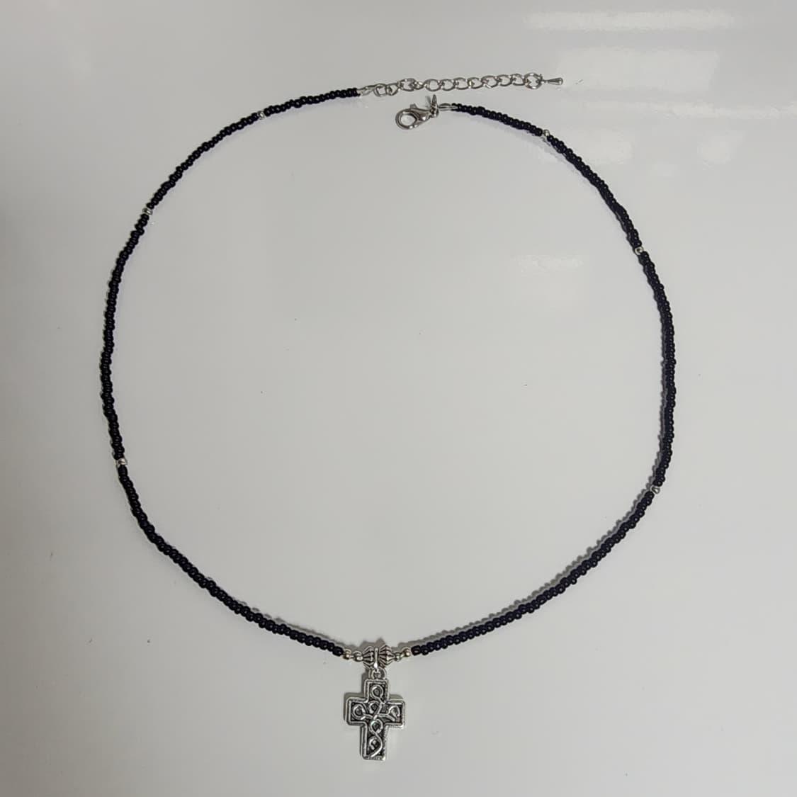 남자 십자가 심플 목걸이 상품이미지1