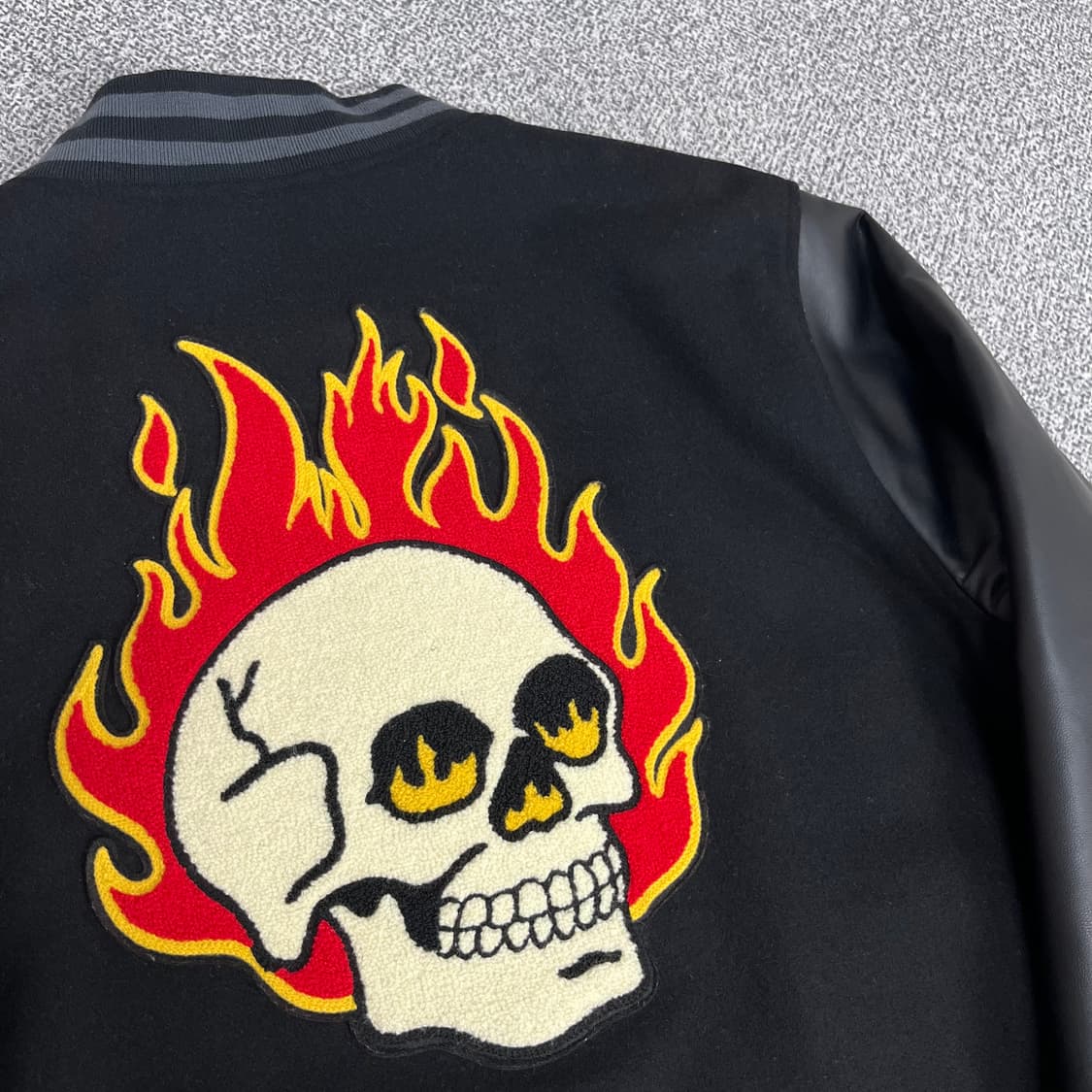 <반스 스컬 레더 바시티 자켓> No.1307 상품이미지7