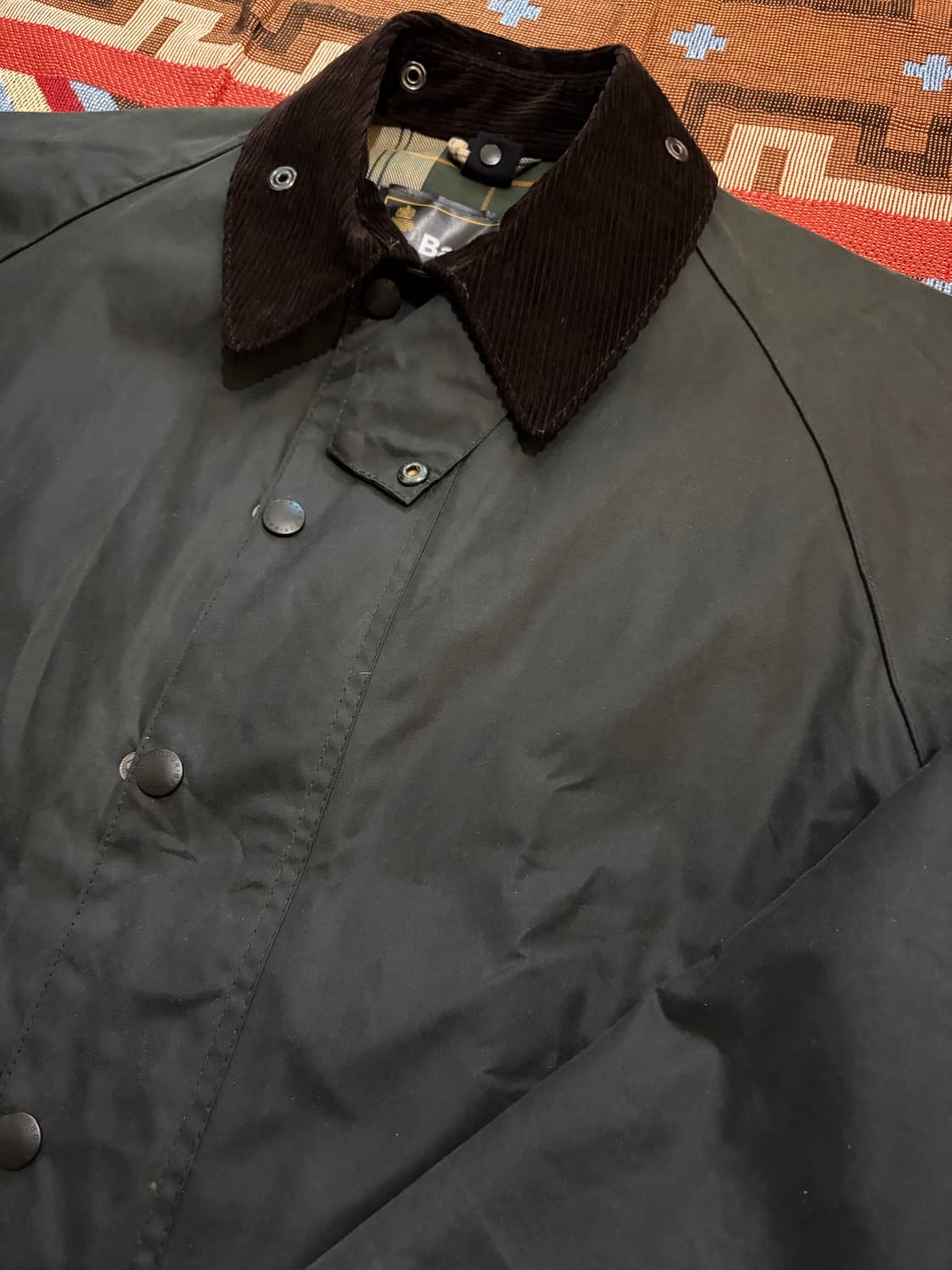 (40) 바버 뷰포트 왁스자켓 세이지(상태 최상) 상품이미지3