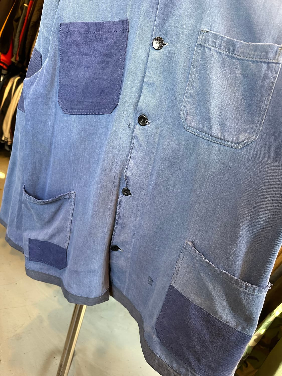 프렌치워크웨어 페이드 패치워크 프렌치 워크자켓 상품이미지4