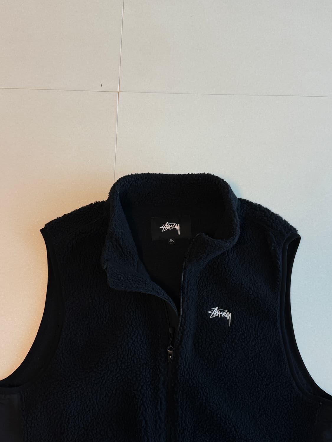 스투시 플리스 베스트 XL 상품이미지2