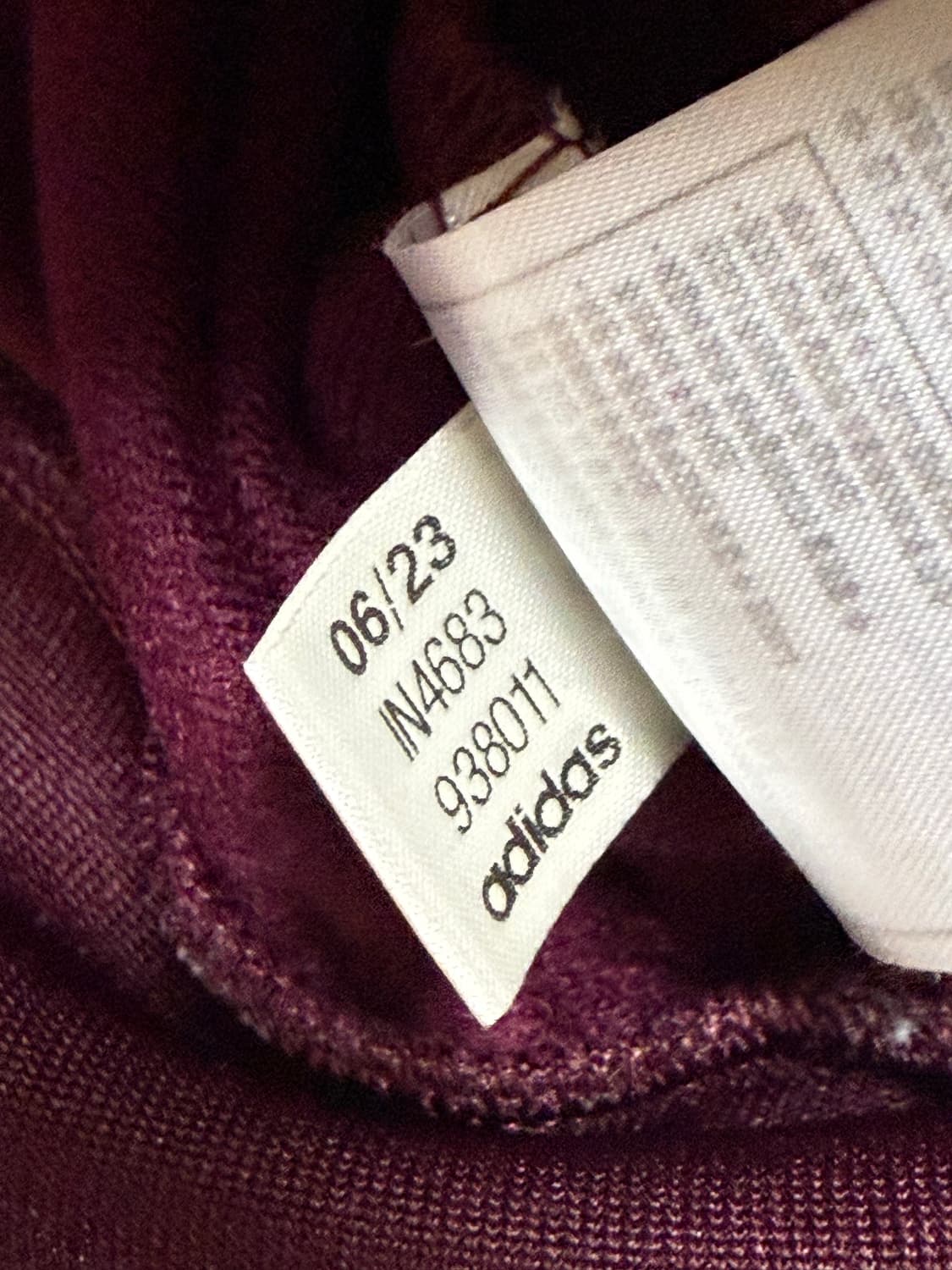 아디다스 파이어버드 버건디 트랙탑 져지  상품이미지4