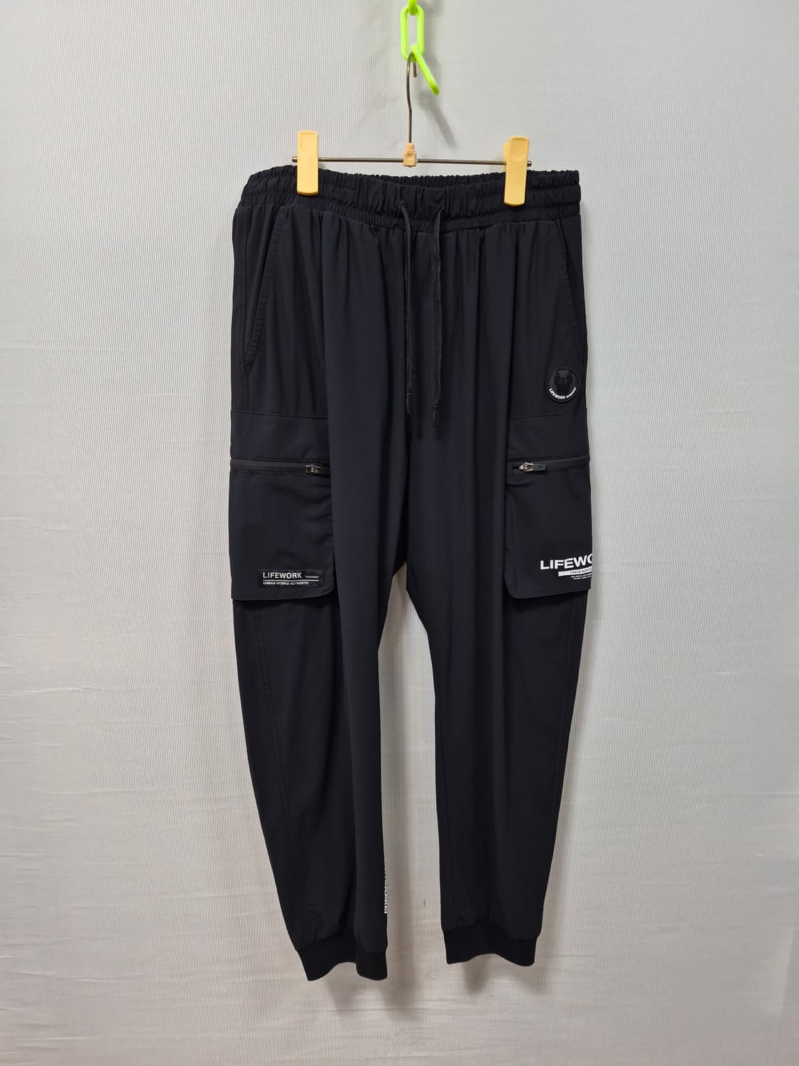 라이프워크 블랙 카고 조거팬츠 남성 34 상품이미지1