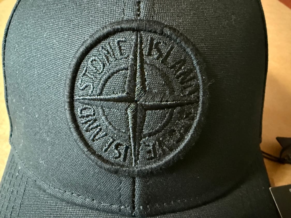 스톤아일랜드 코튼 로고 자수 베이스볼캡 상품이미지3