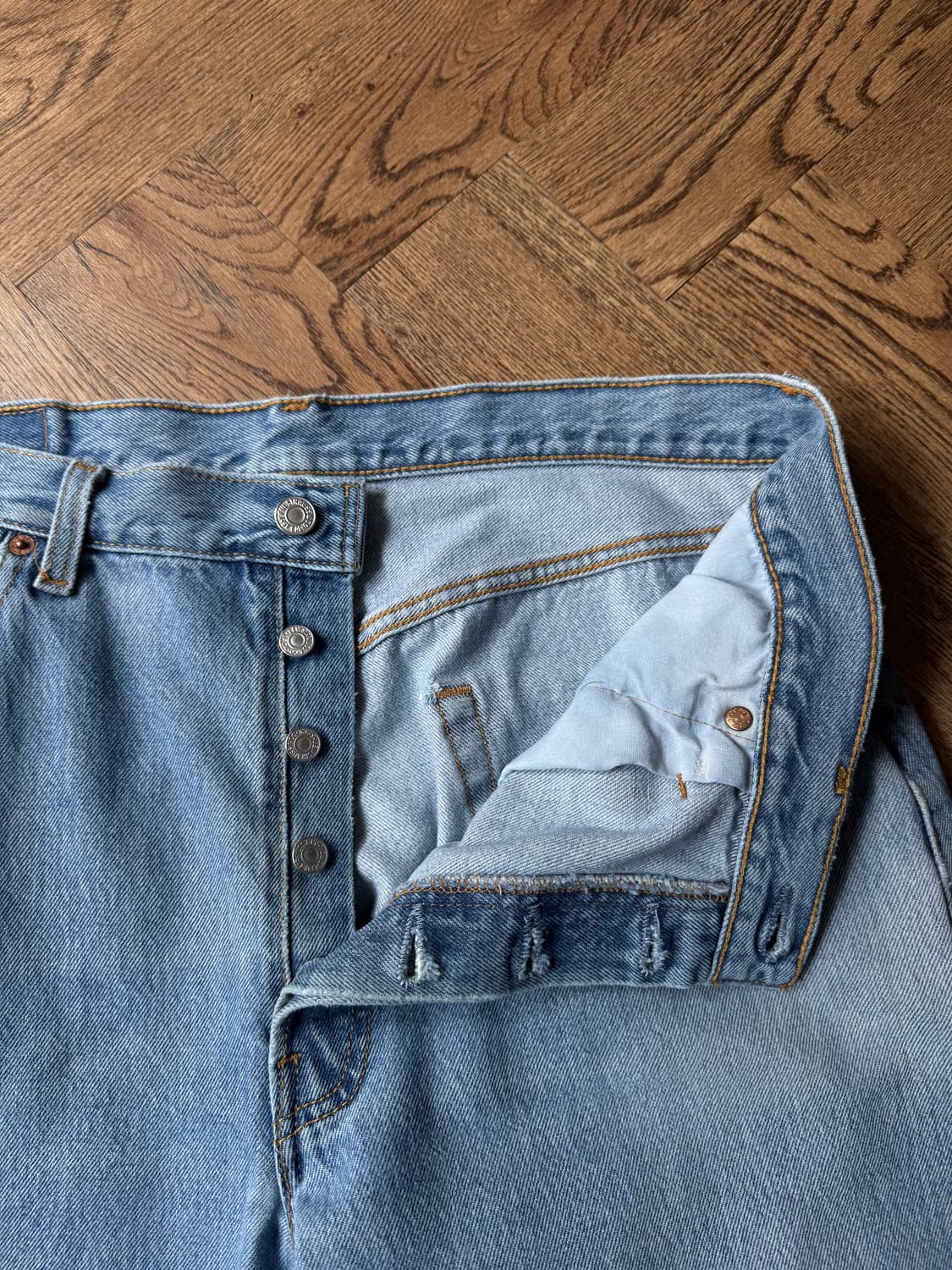 [36]00's 리바이스 501 캐나다제 스트레이트 데님 팬츠 상품이미지2