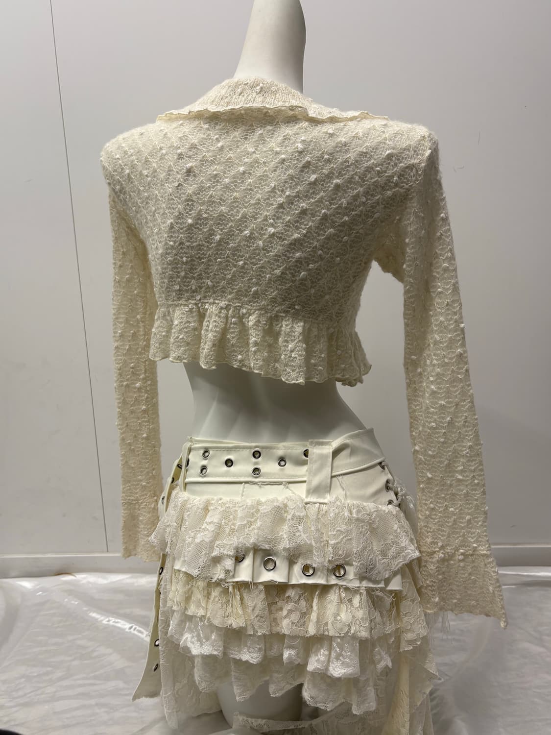 Cecle Mcbee 크롭 가디건 상품이미지4