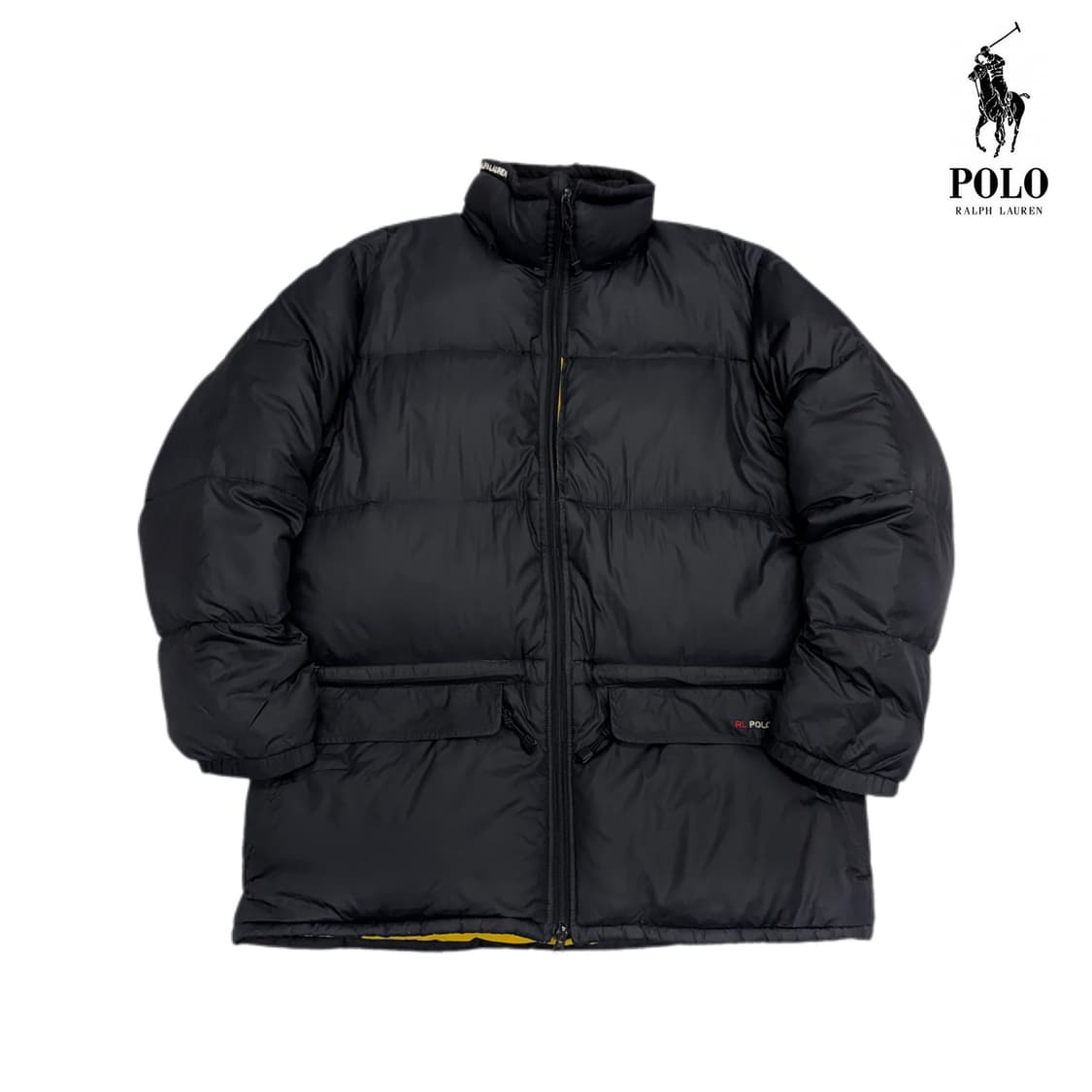 폴로 90s 덕다운 푸퍼 패딩 블랙 상품이미지1