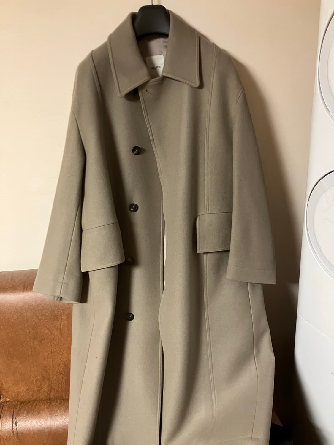 벨리에 발마칸 시멘트그레이 s 팝니다 상품이미지2