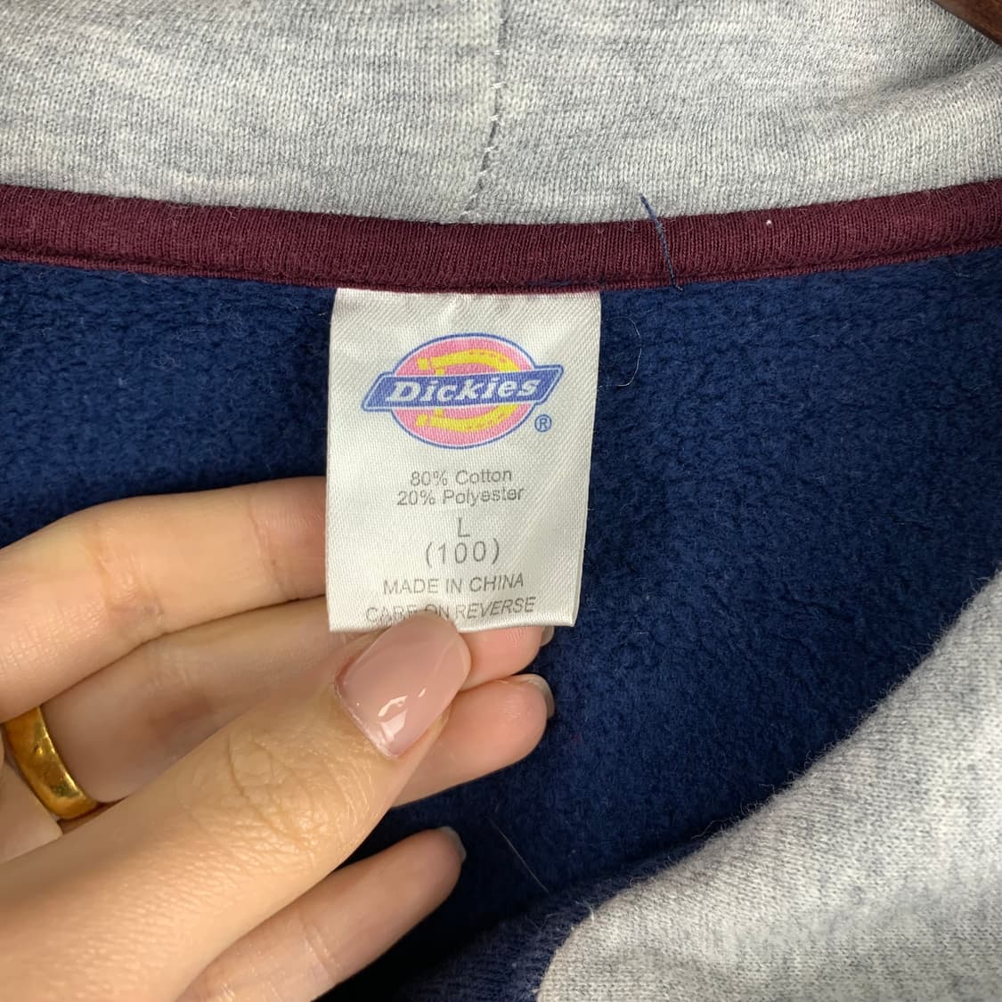 디키즈 y2k 와투케 스펠아웃 후드집업 상품이미지7