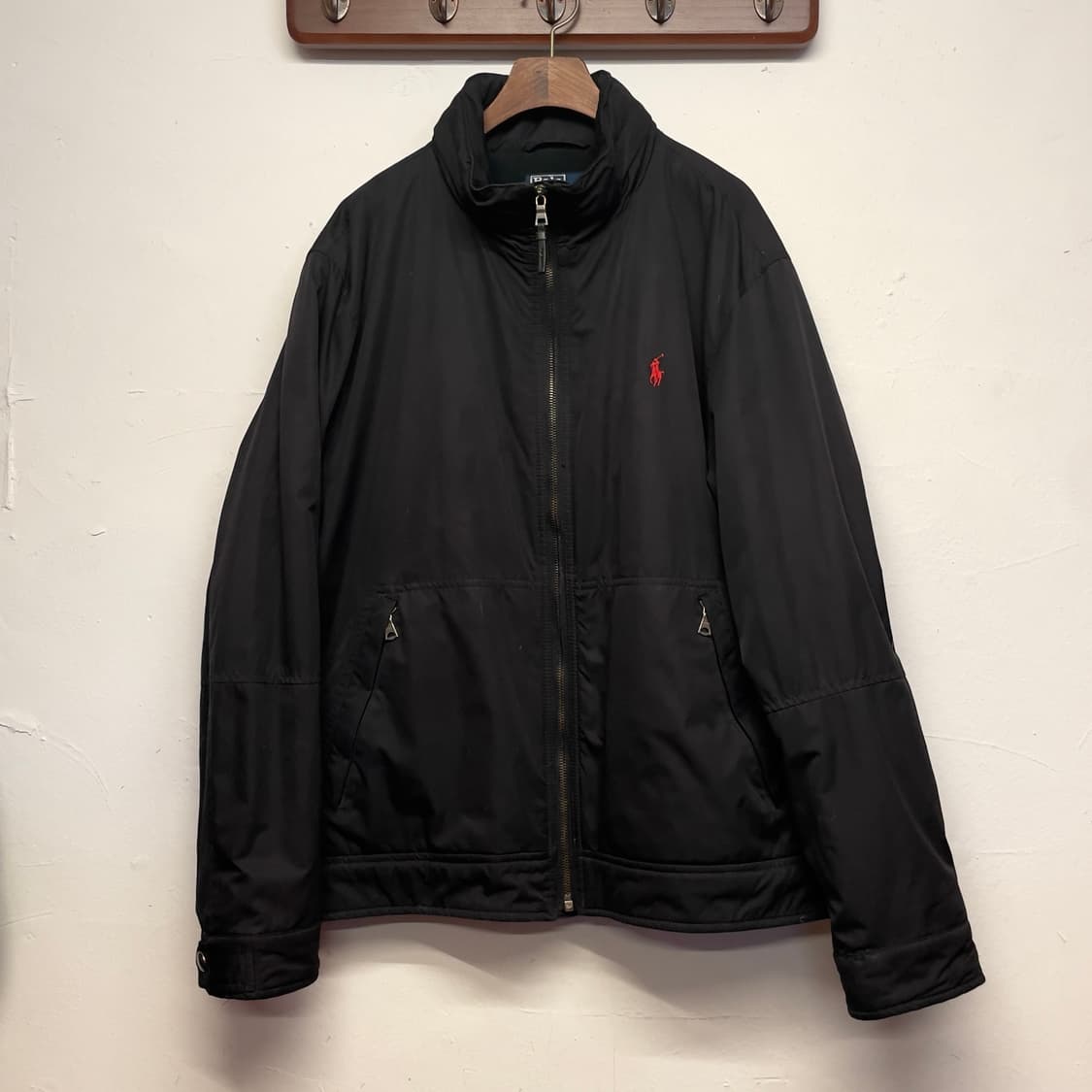 폴로 랄프로렌 블랙 봄버 자켓   상품이미지1