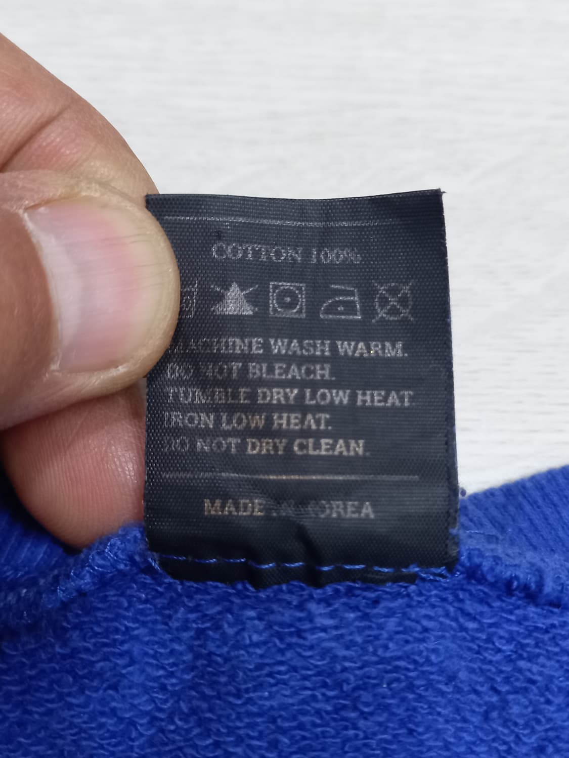 L-XL KINETIC PEOPLE 맨투맨 블루 XL-460 상품이미지6