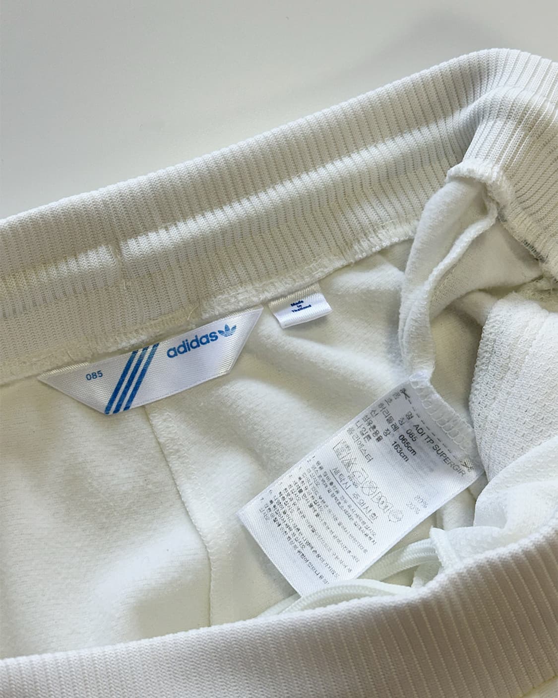 아디다스 화이트 실버 트랙팬츠 상품이미지5