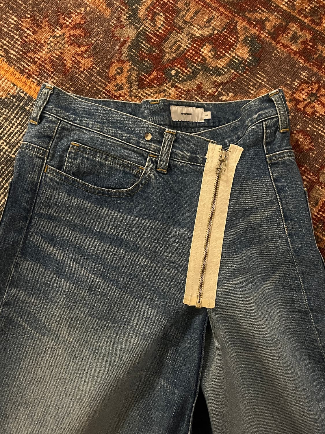 Graphpaper 그라프페이퍼 여성 데님 팬츠 상품이미지2