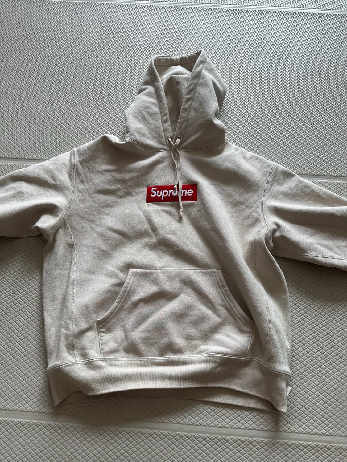 슈프림 박스로고 후드 24FW 스톤 M사이즈 상품이미지1