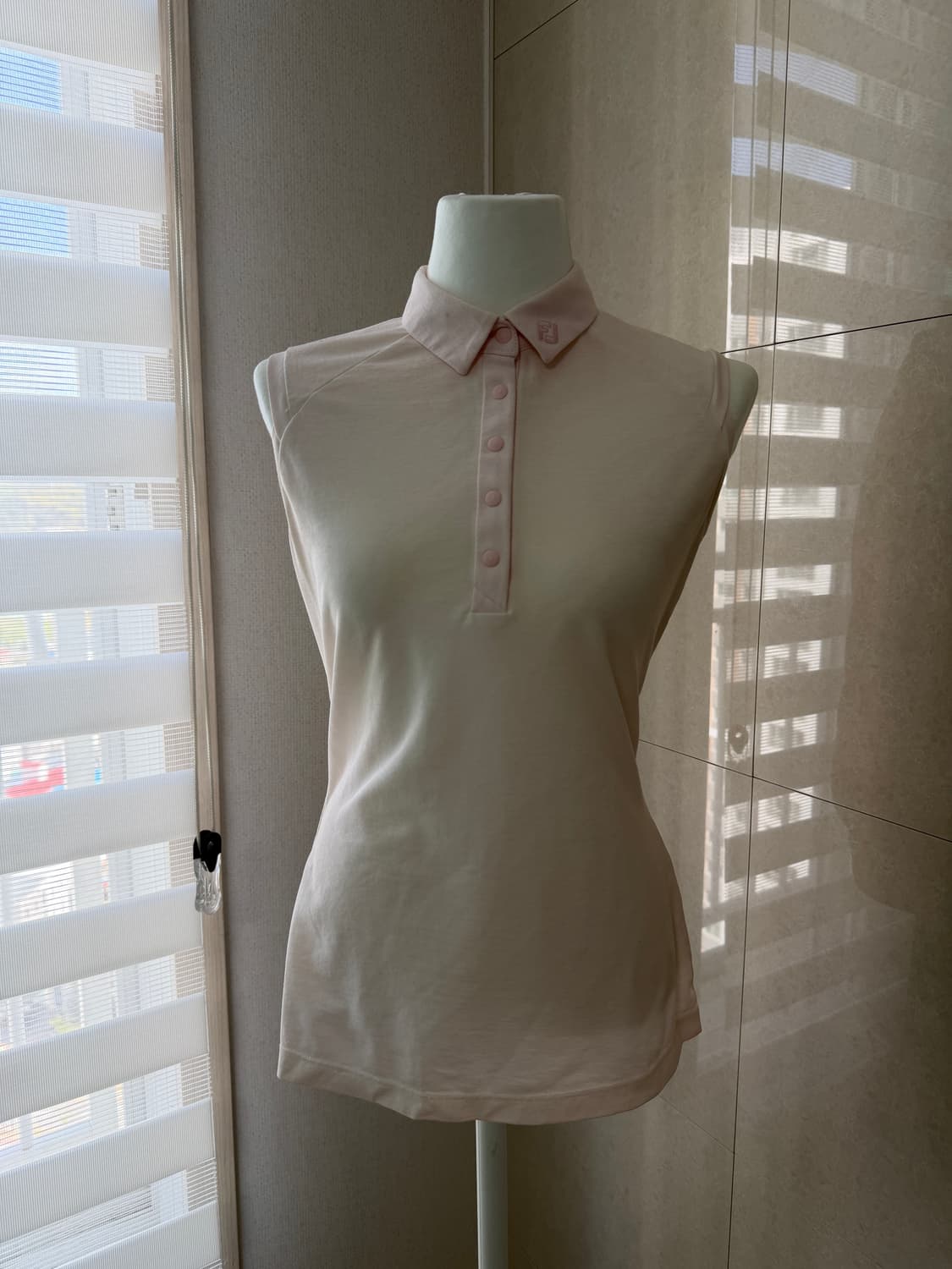 풋조이 FJ 골프 여성 PK 나시 티셔츠 핑크 S 상품이미지1