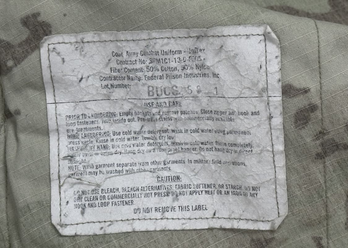 미군 OCP 멀티캠 전투복 상의 (M/XL) (L) 상품이미지6