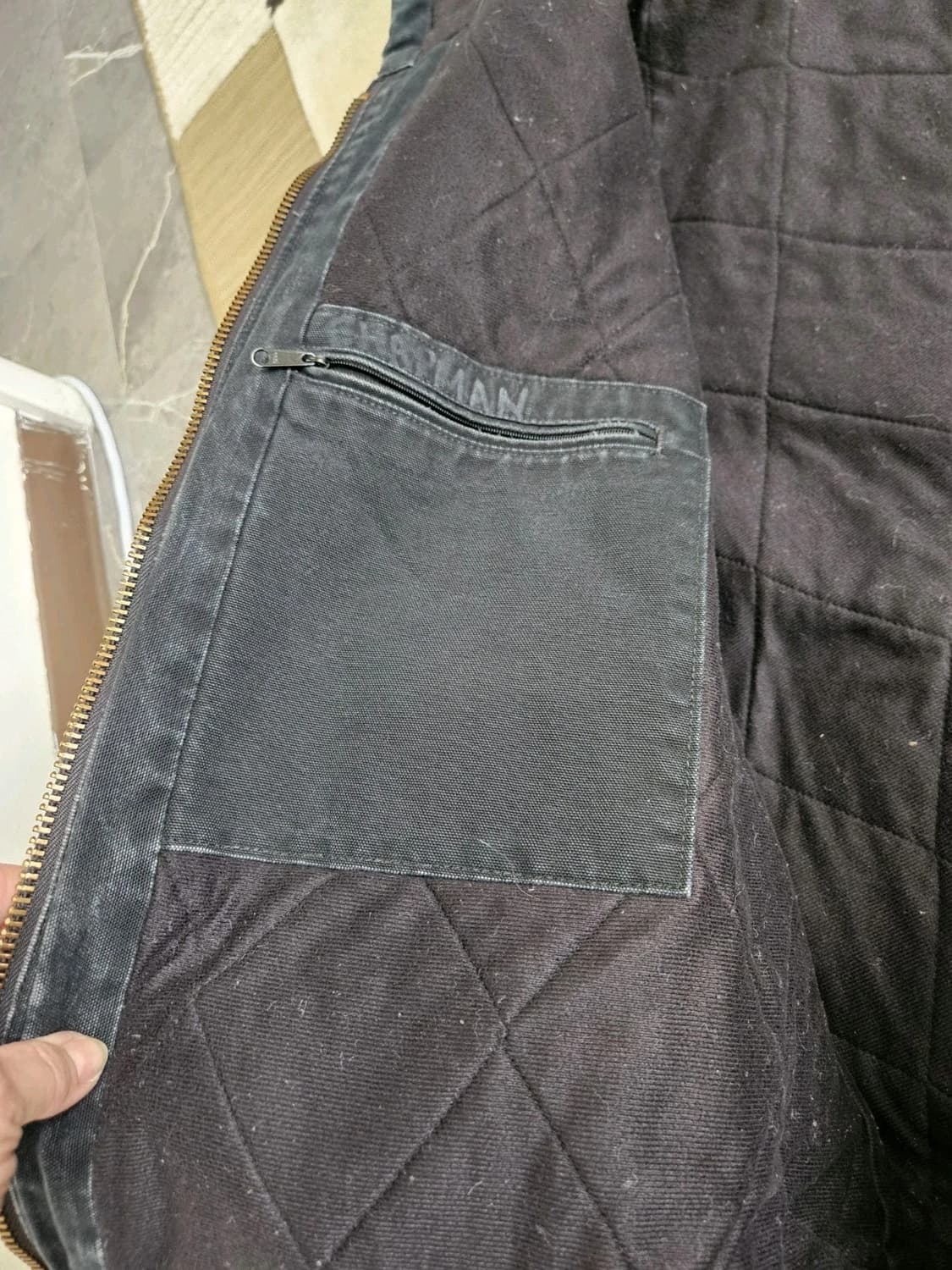 칼하트 J140 캔버스 후드집업 자켓 XL 상품이미지6