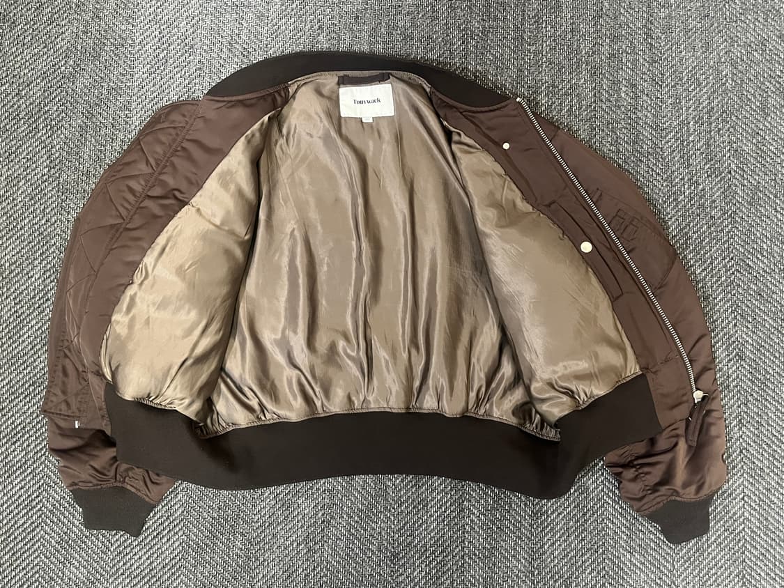 토니웩 MA-1 블루종 자켓 브라운 L(50) 상품이미지3