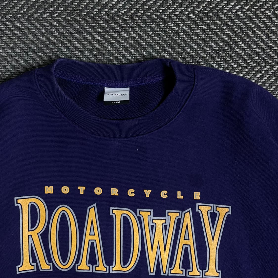 아웃스탠딩 로드웨이 스웨트 맨투맨 퍼플y 4878 상품이미지5