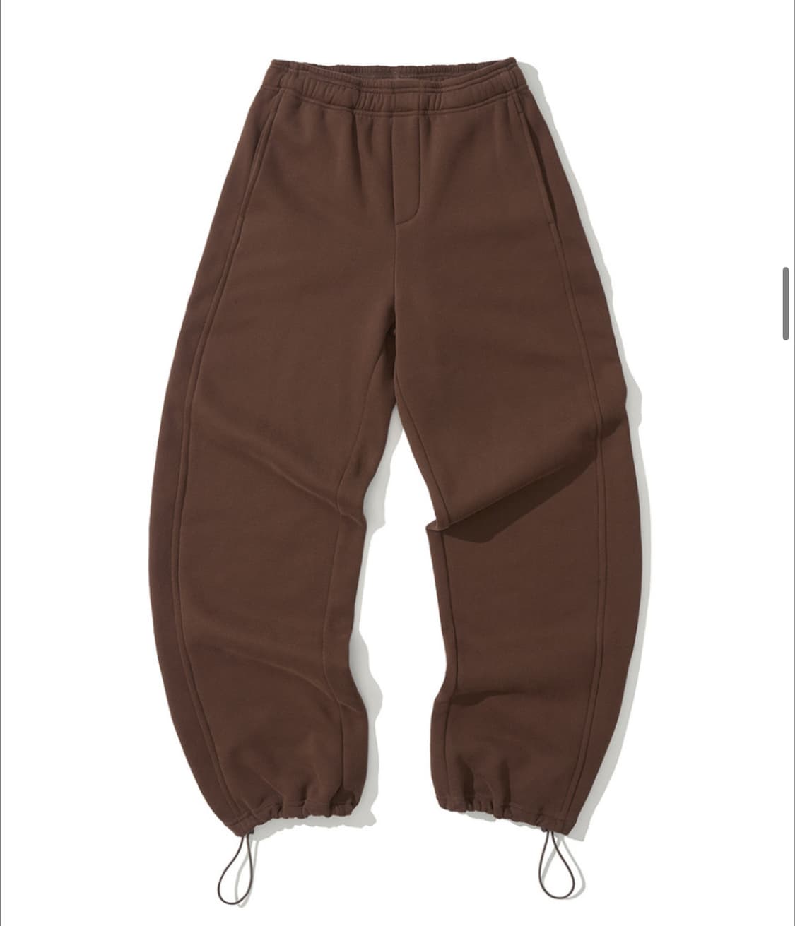 파르티멘토우먼 와이드 스웻 팬츠 브라운 상품이미지1