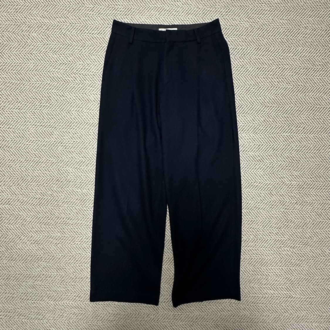 UNITED ARROWS japan wide slacks navy 상품이미지1