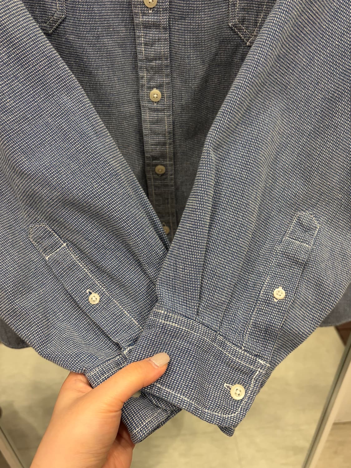 90s Gap 올드갭 투포켓 데님 셔츠 상품이미지4