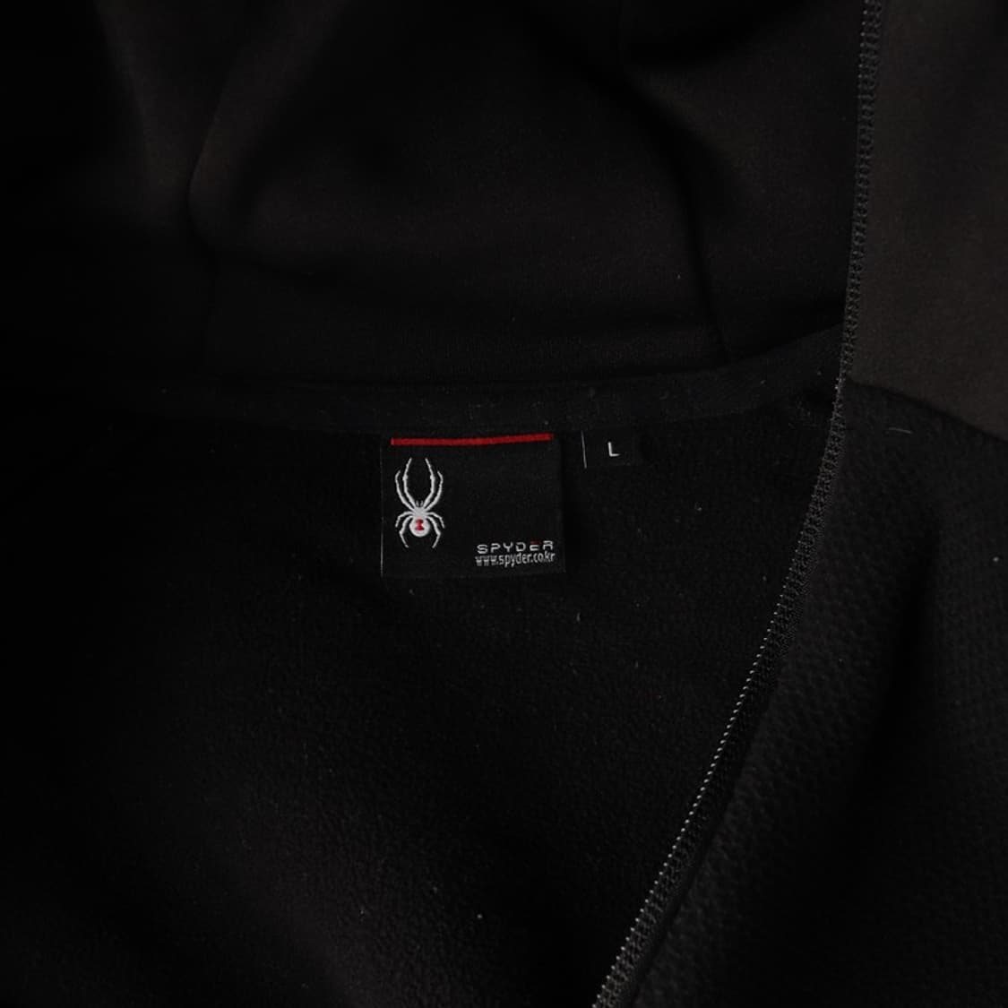 스파이더 로고 후디 집업 자켓 L 상품이미지6