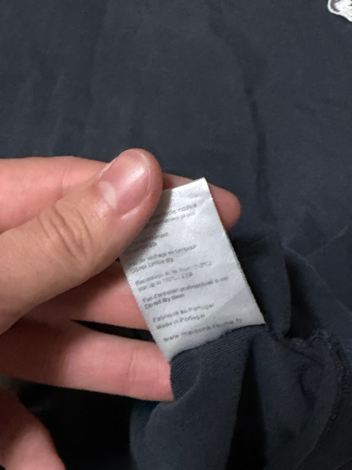 메종키츠네 더블 폭스 헤드 반팔 티셔츠 차콜 상품이미지4