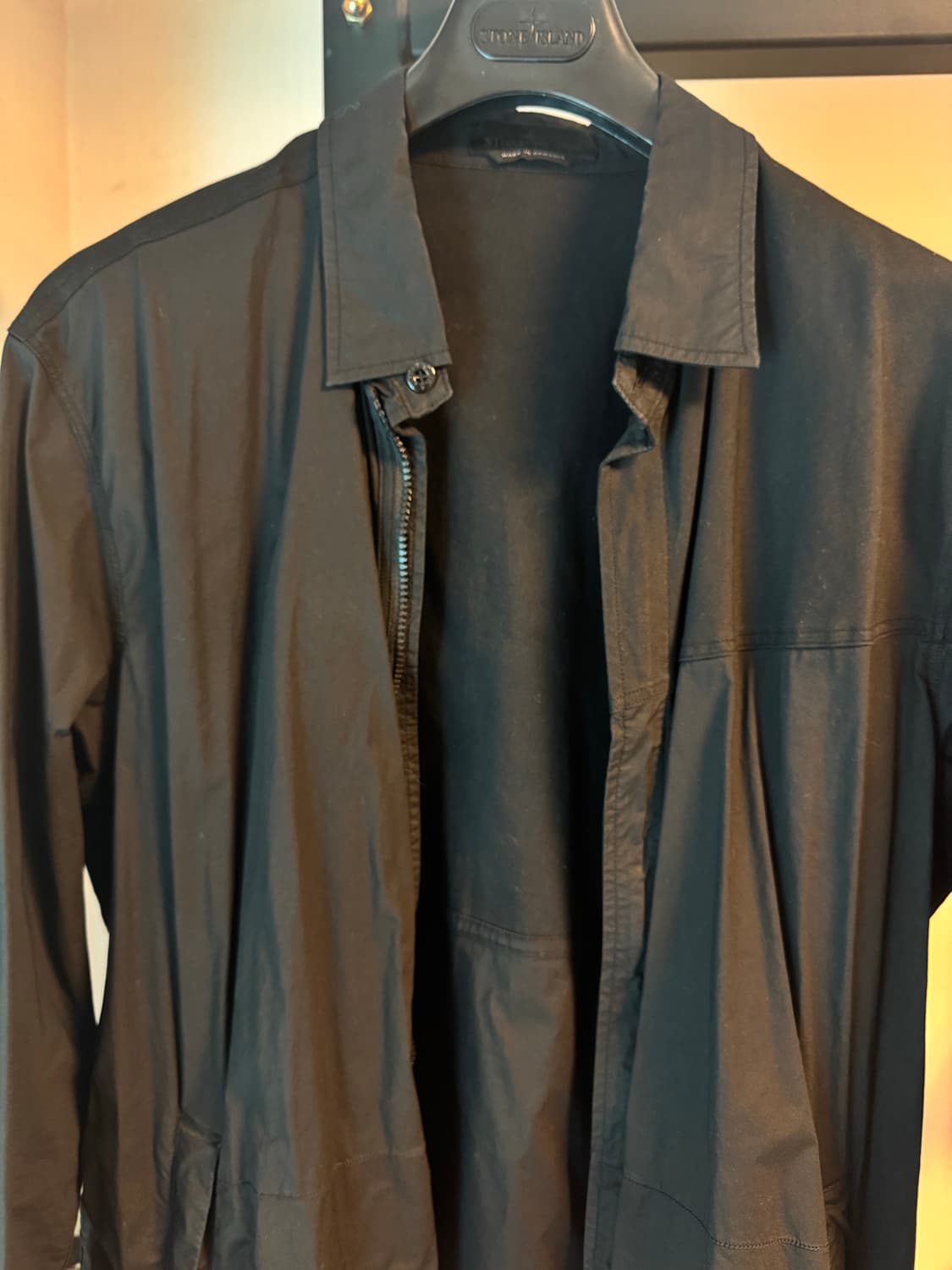 스톤아일랜드 고스트피스 오버셔츠 블랙 XXL 상품이미지3