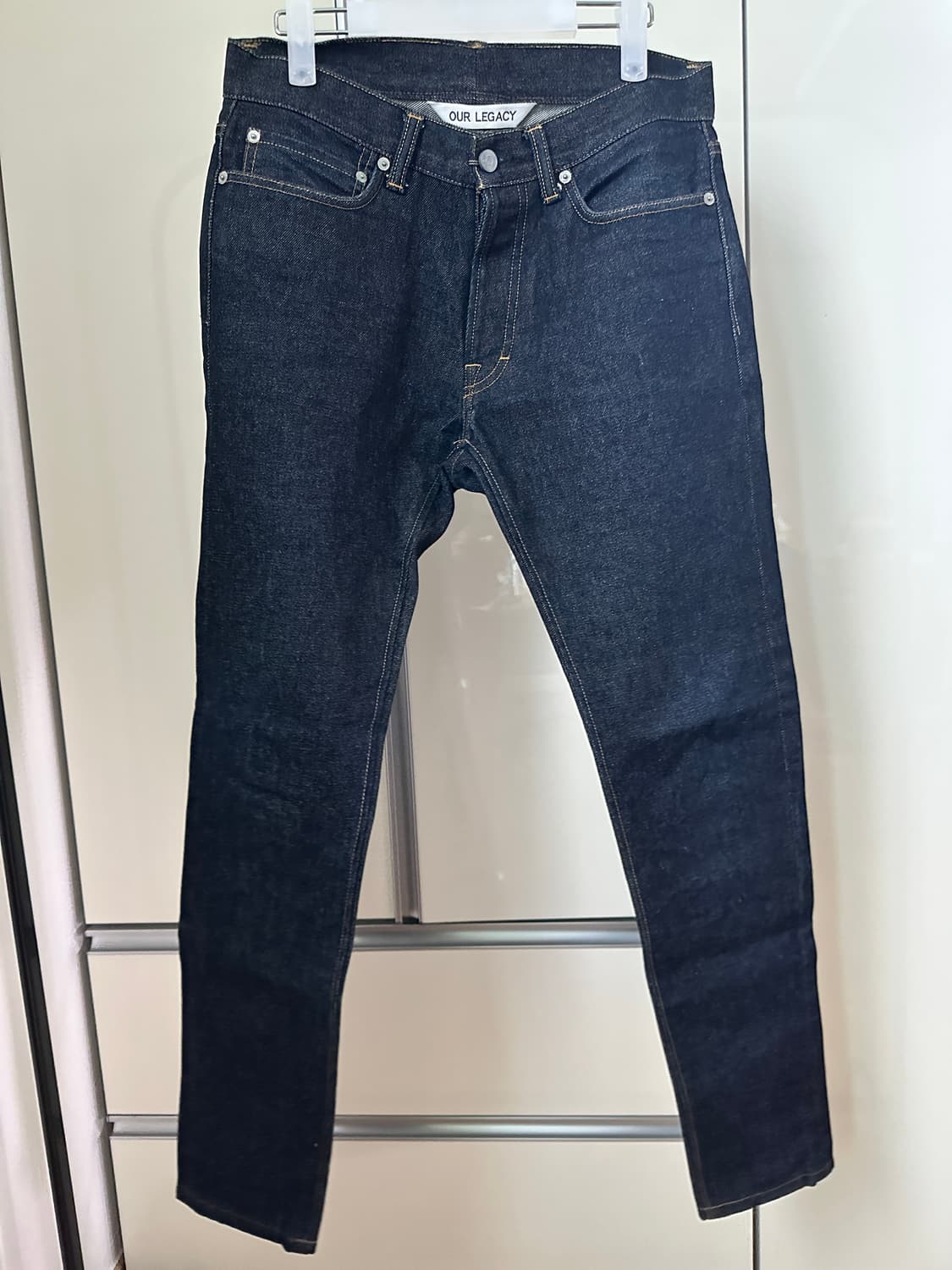 아워레거시 퍼스트 컷 로우 블루 데님 상품이미지1