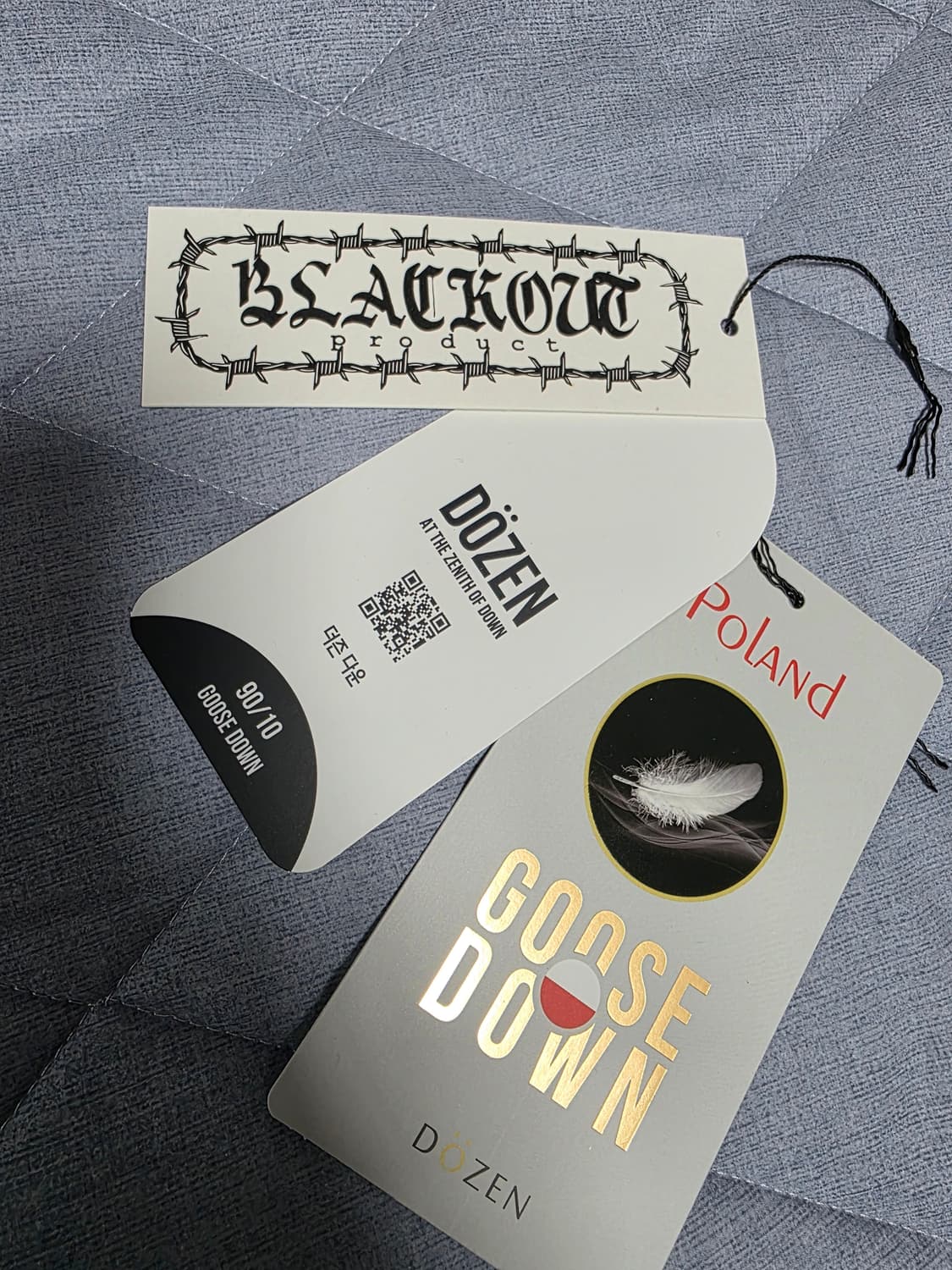 블랙아웃 실크다운 xl 상품이미지3