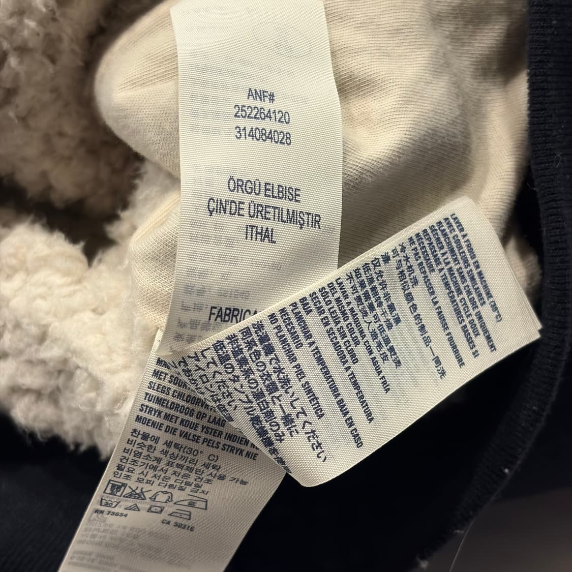 [XL] 아베크롬비 울프죠 키즈 블랙 후드 집업 C47 상품이미지8