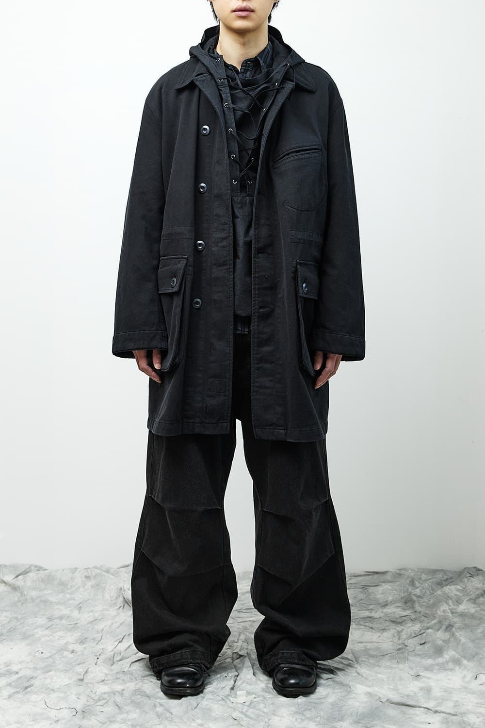 해칭룸 Mil Coat Black 4사이즈 새상품 팔아요 상품이미지2