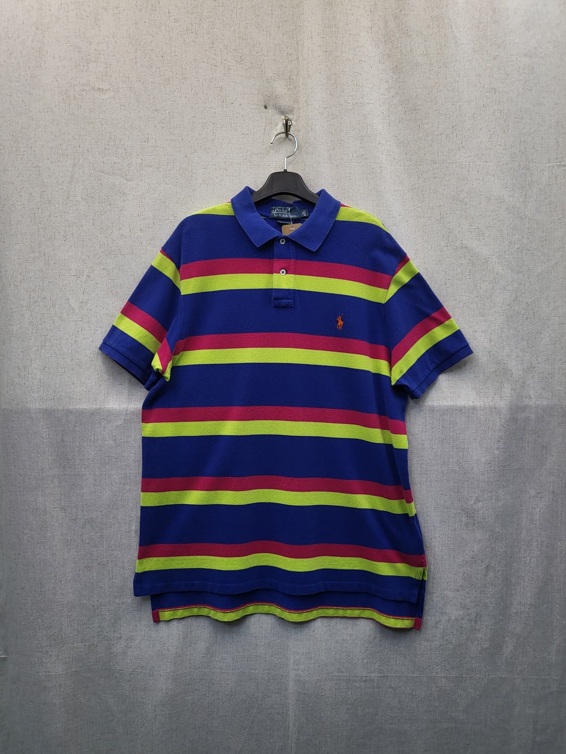 폴로 랄프로렌 스트라이프 반팔 카라티 상품이미지1