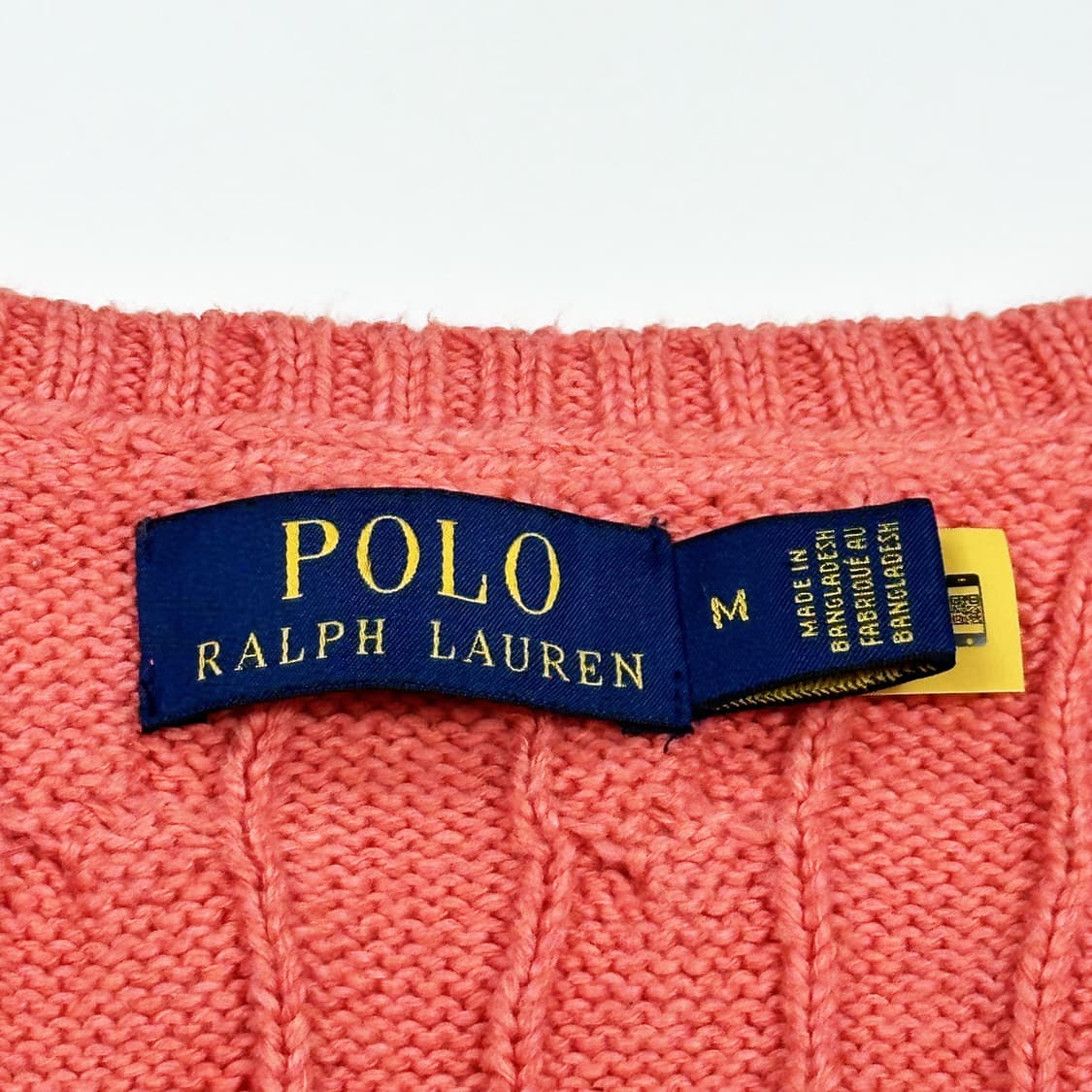 폴로 랄프로렌 신형 클래식 케이블 니트 조끼 M 상품이미지4