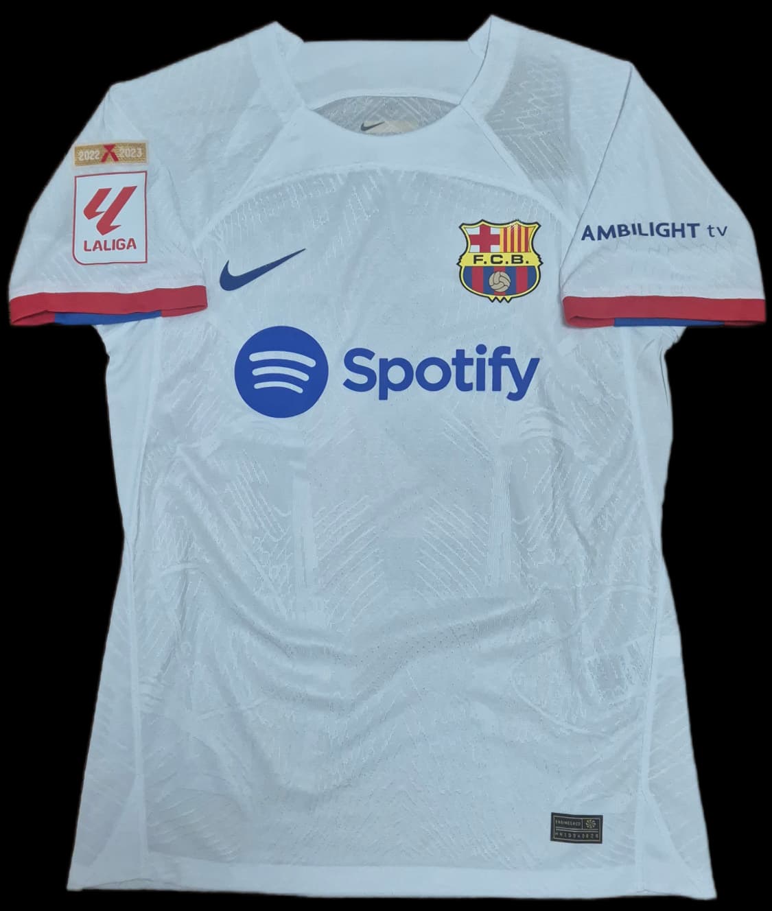 23-24 바르셀로나 어웨이 프랭키 더 용 유니폼 M사이즈 상품이미지2