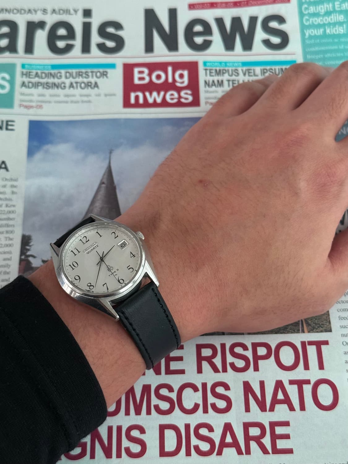 세이코 Seiko 쿼츠 타입 2 아라비안 상품이미지4