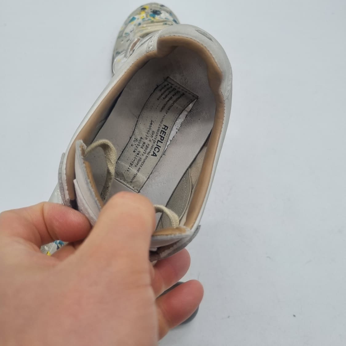 메종 마르지엘라 독일군 스니커즈 페인트 여성 240mm (37) 상품이미지9