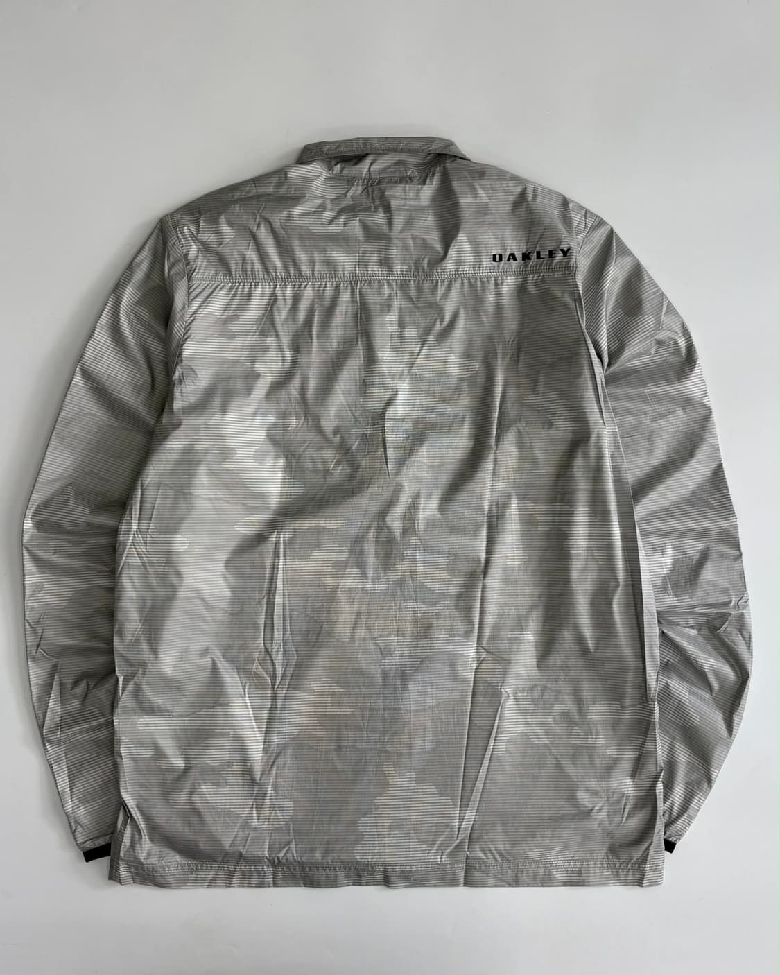 [M] 오클리 그레이 카모 윈드브레이커 하프집업 자켓 상품이미지2