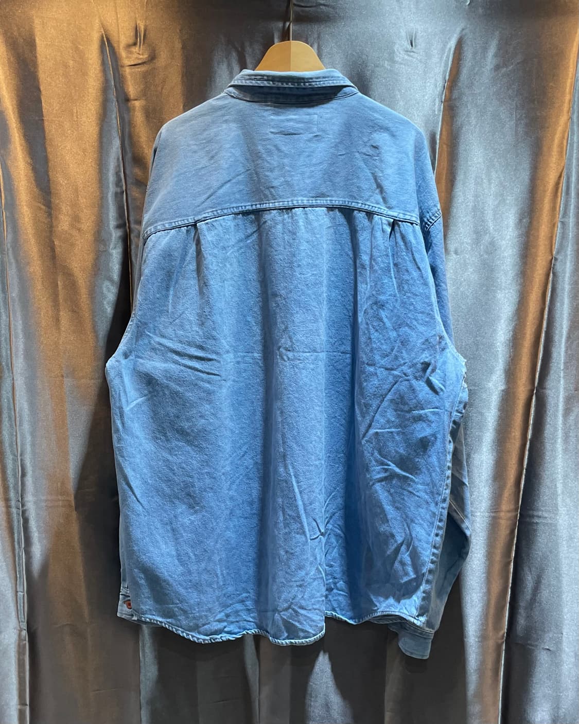 XL 칼하트 리메이크 투포켓 연청 셔츠 상품이미지3