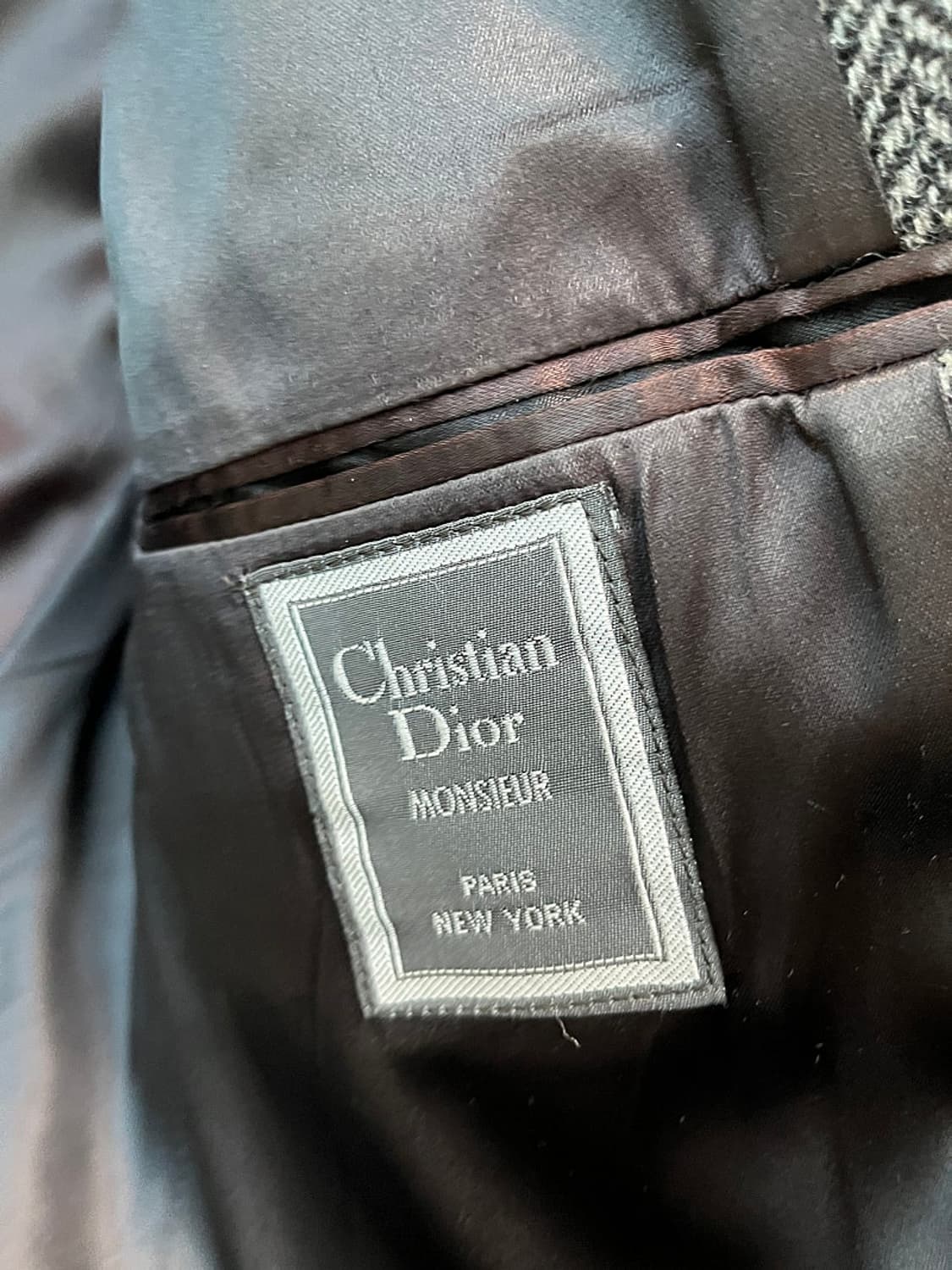 105-110) 크리스탄디올 헤링본 롱코트  상품이미지9