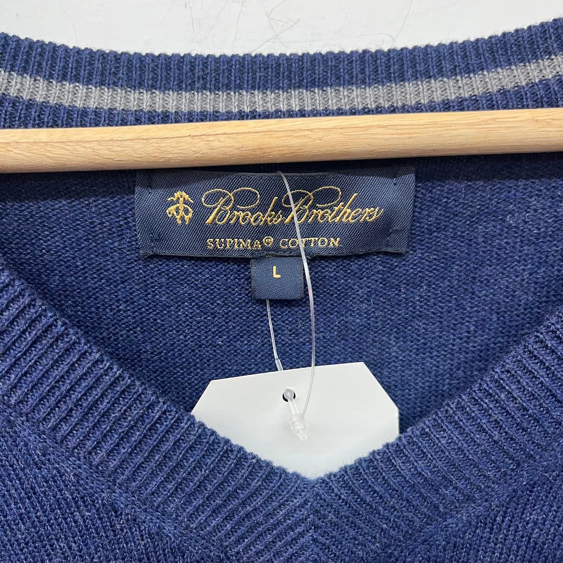 브룩스브라더스 니트 베스트 네이비 남L 상품이미지3