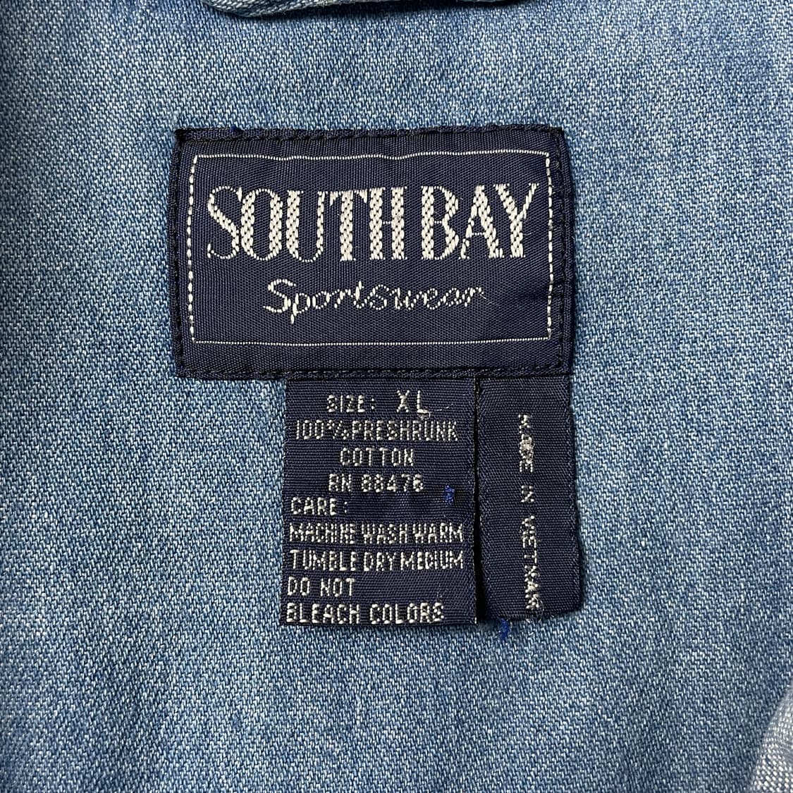 SOUTH BAY 사우스베이 빈티지 코튼 데님 셔츠 A00554 상품이미지10